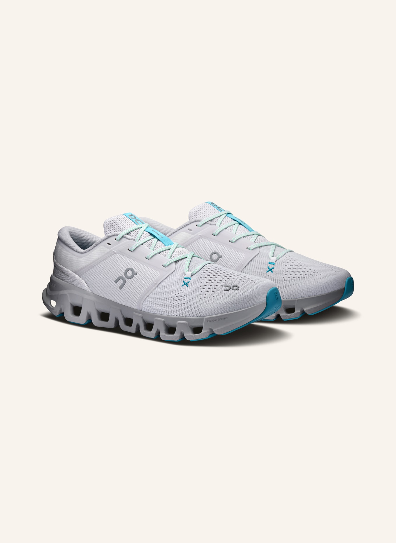 On CLOUD X 5 Training Shoes: LIGHT GRAY
