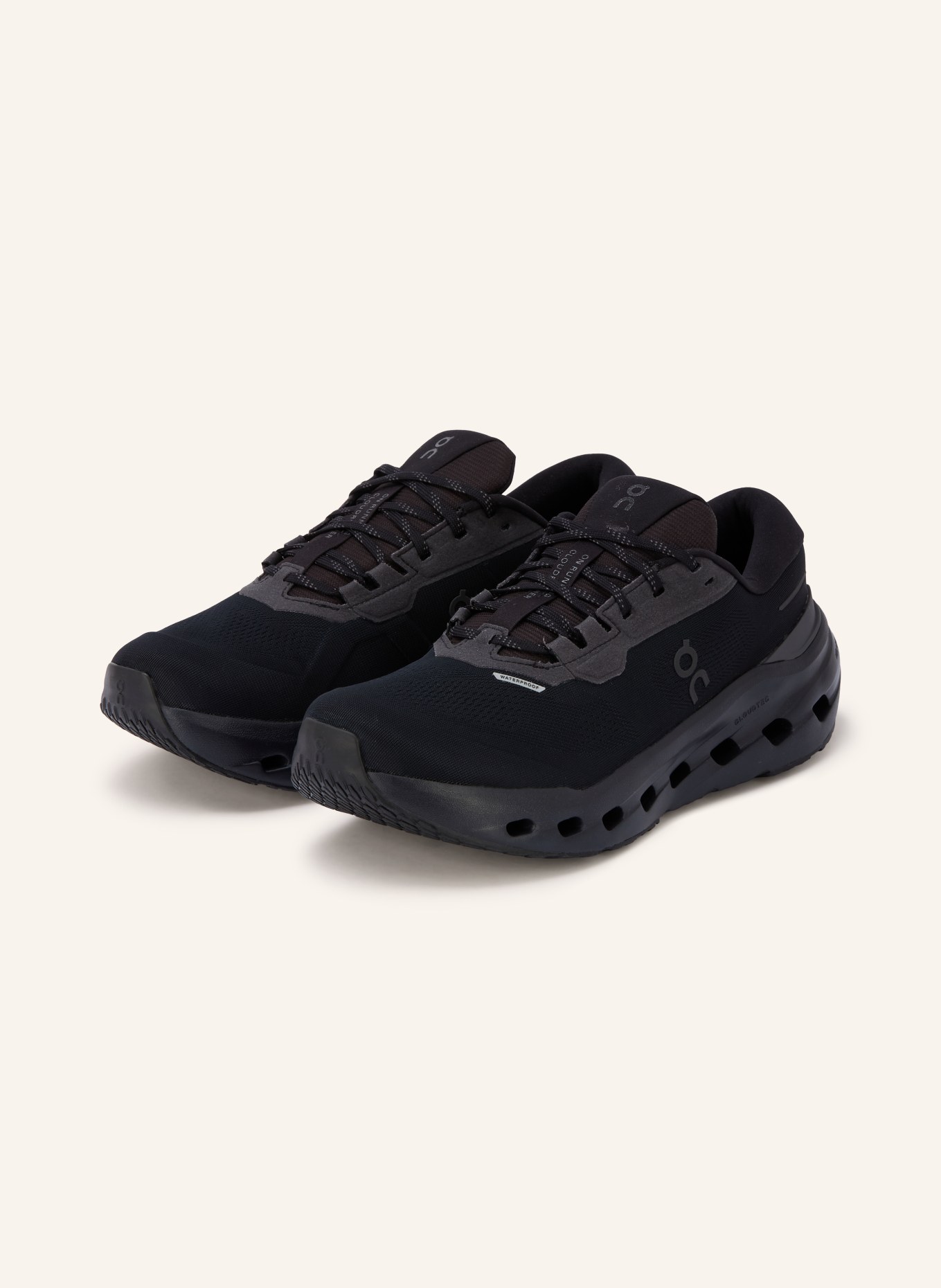 On Hardloopschoenen CLOUDRUNNER 3 WP: ZWART