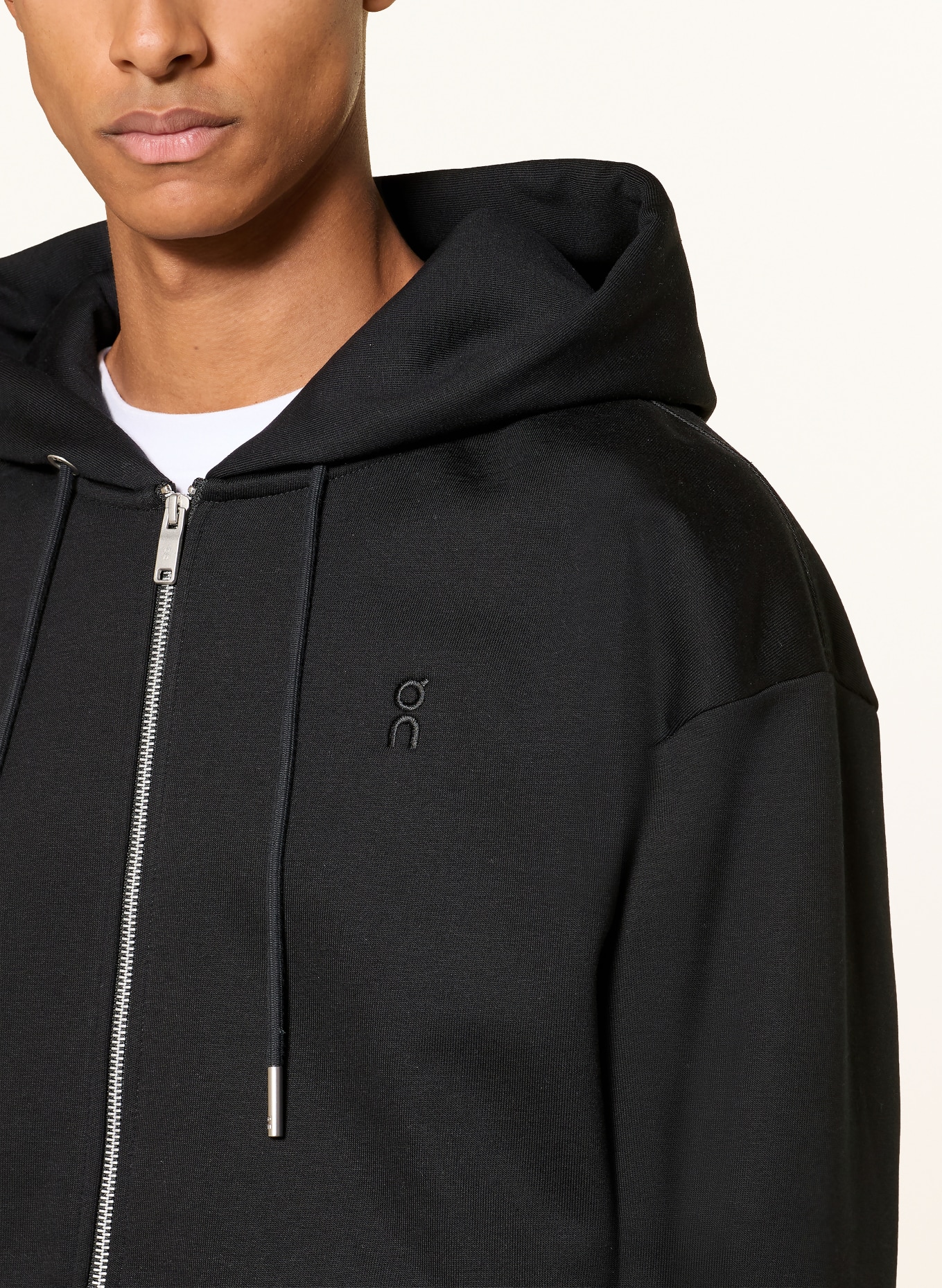 On Sweatvest CLUB COLLECTIVE: ZWART