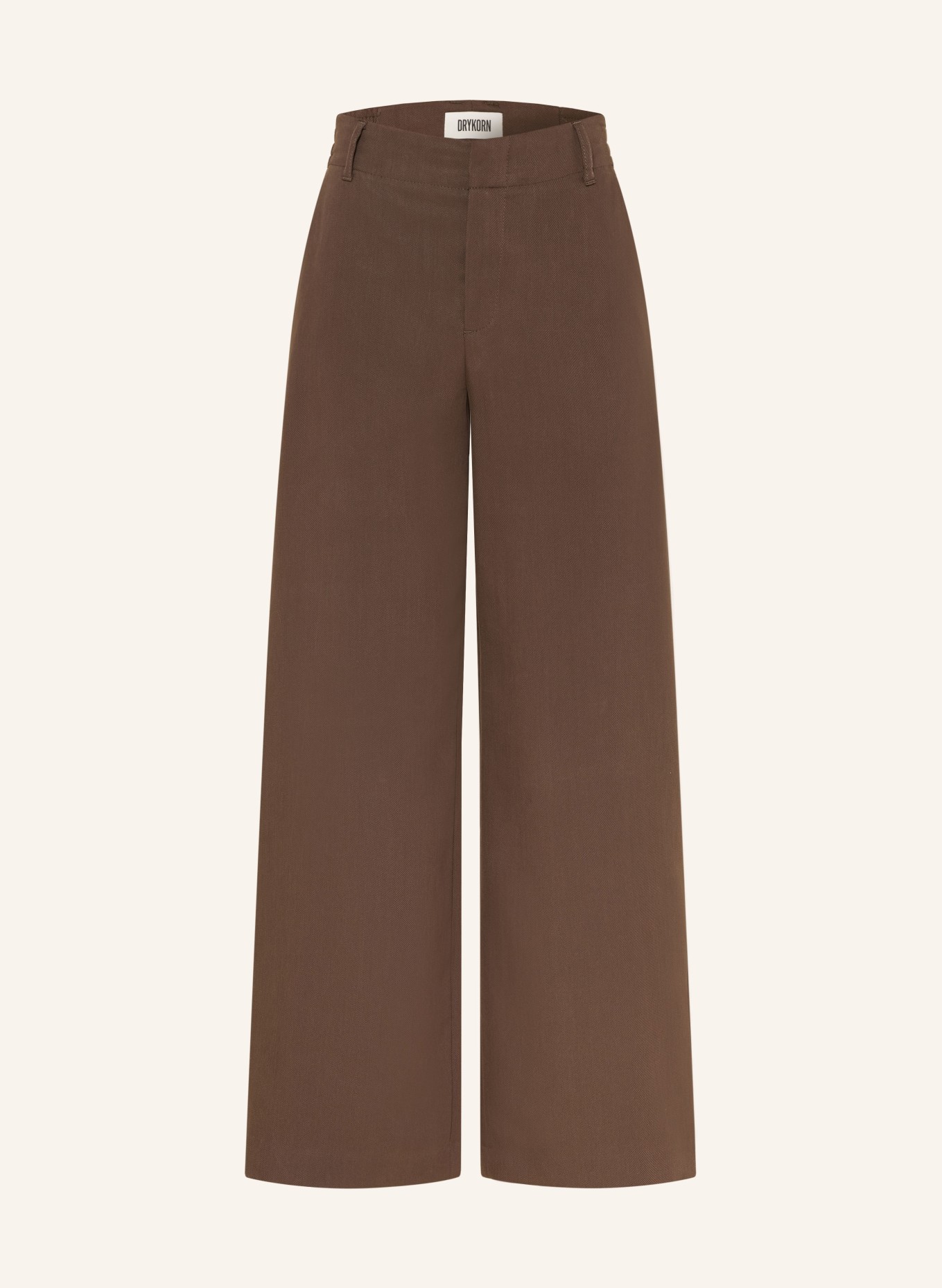DRYKORN Pantalon DUTIFUL: MARRON FONCÉ