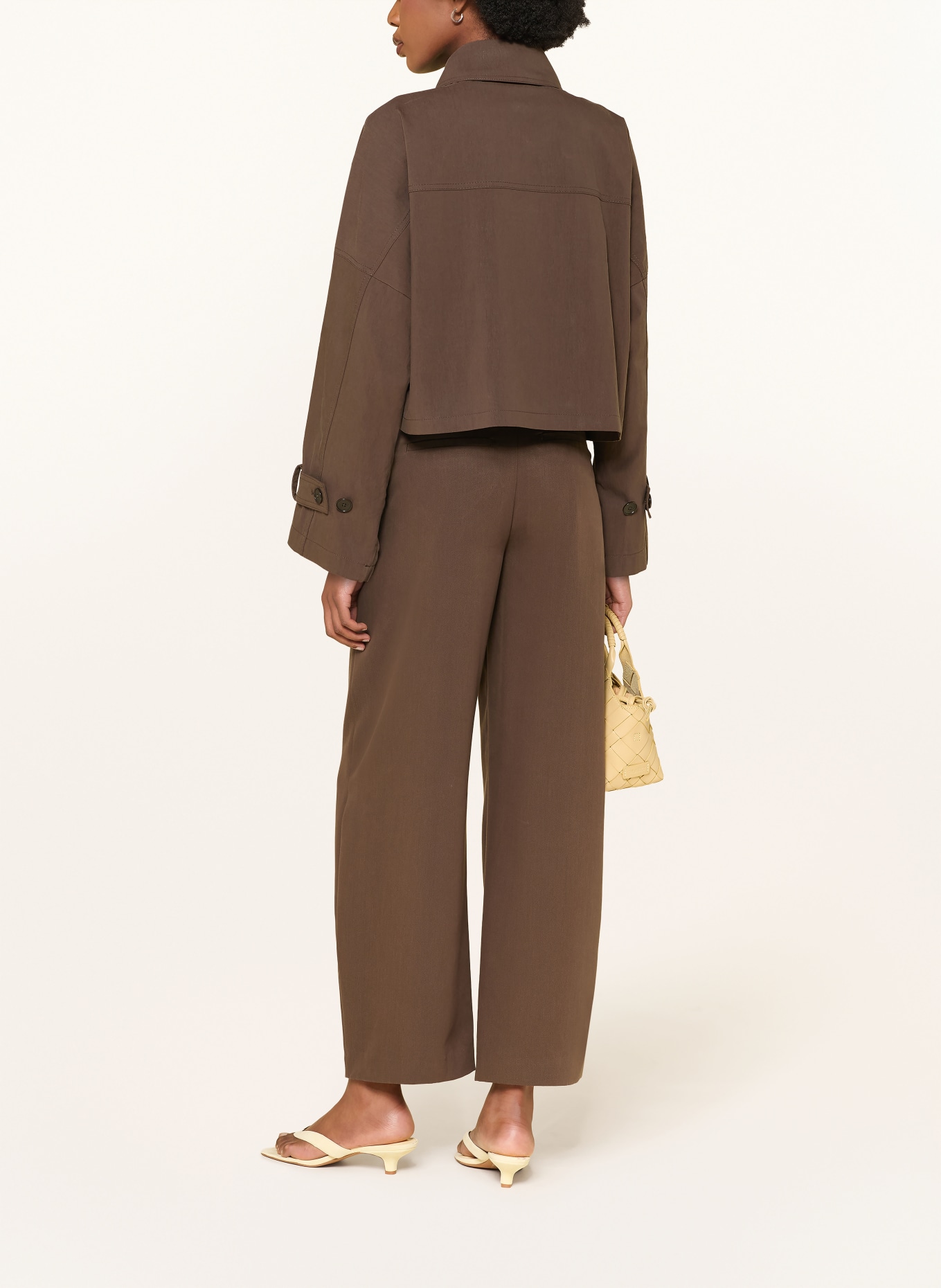 DRYKORN Pantalon DUTIFUL: MARRON FONCÉ