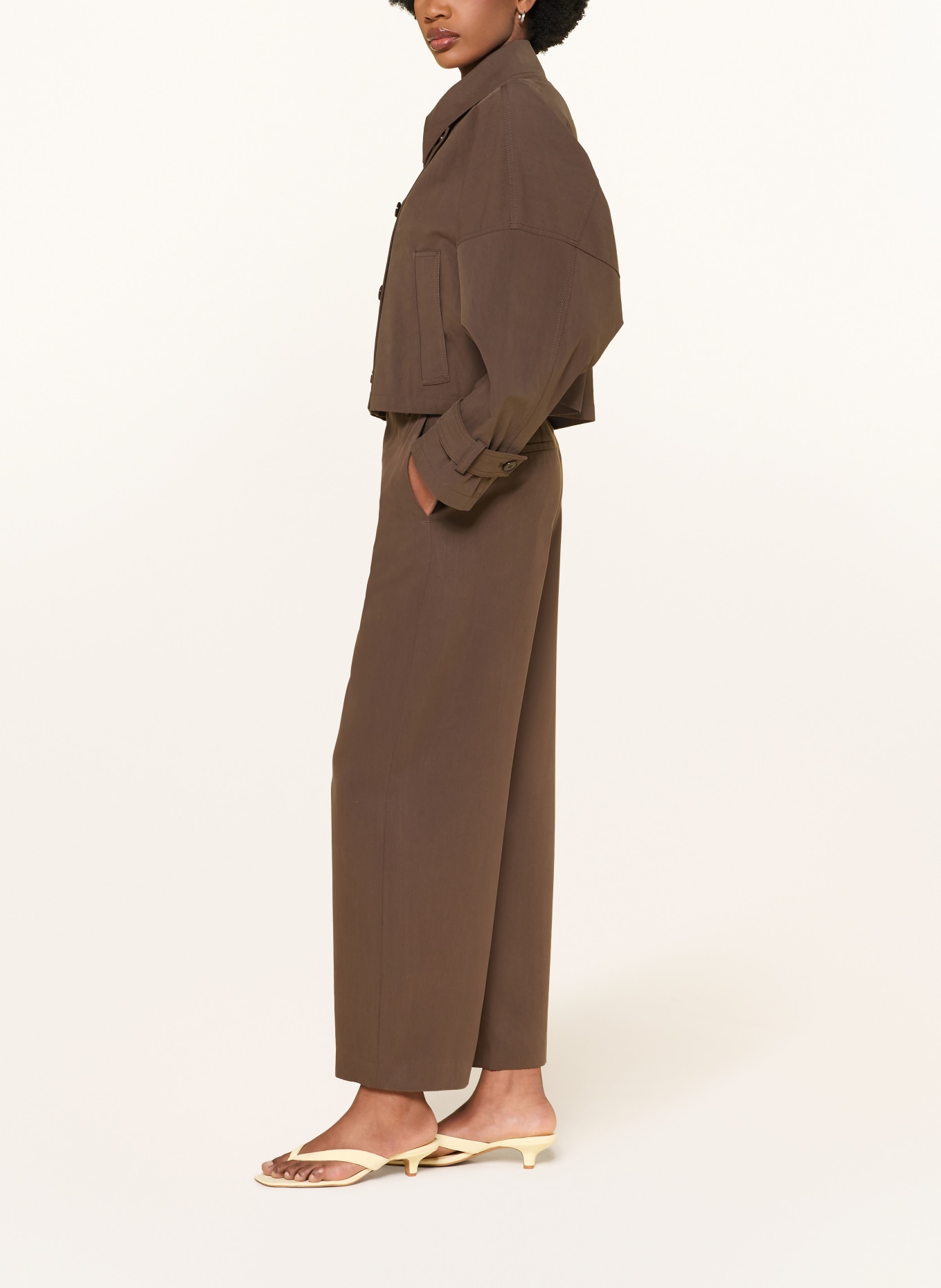 DRYKORN Pantalon DUTIFUL: MARRON FONCÉ