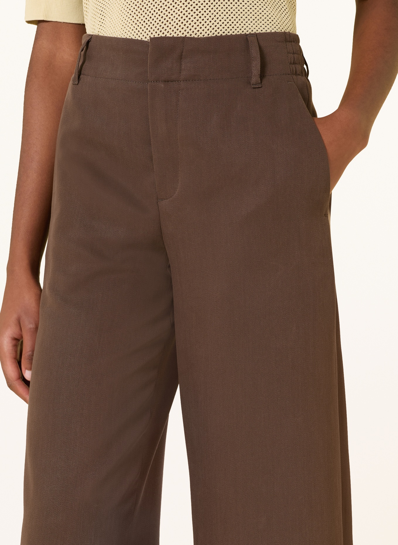 DRYKORN Pantalon DUTIFUL: MARRON FONCÉ