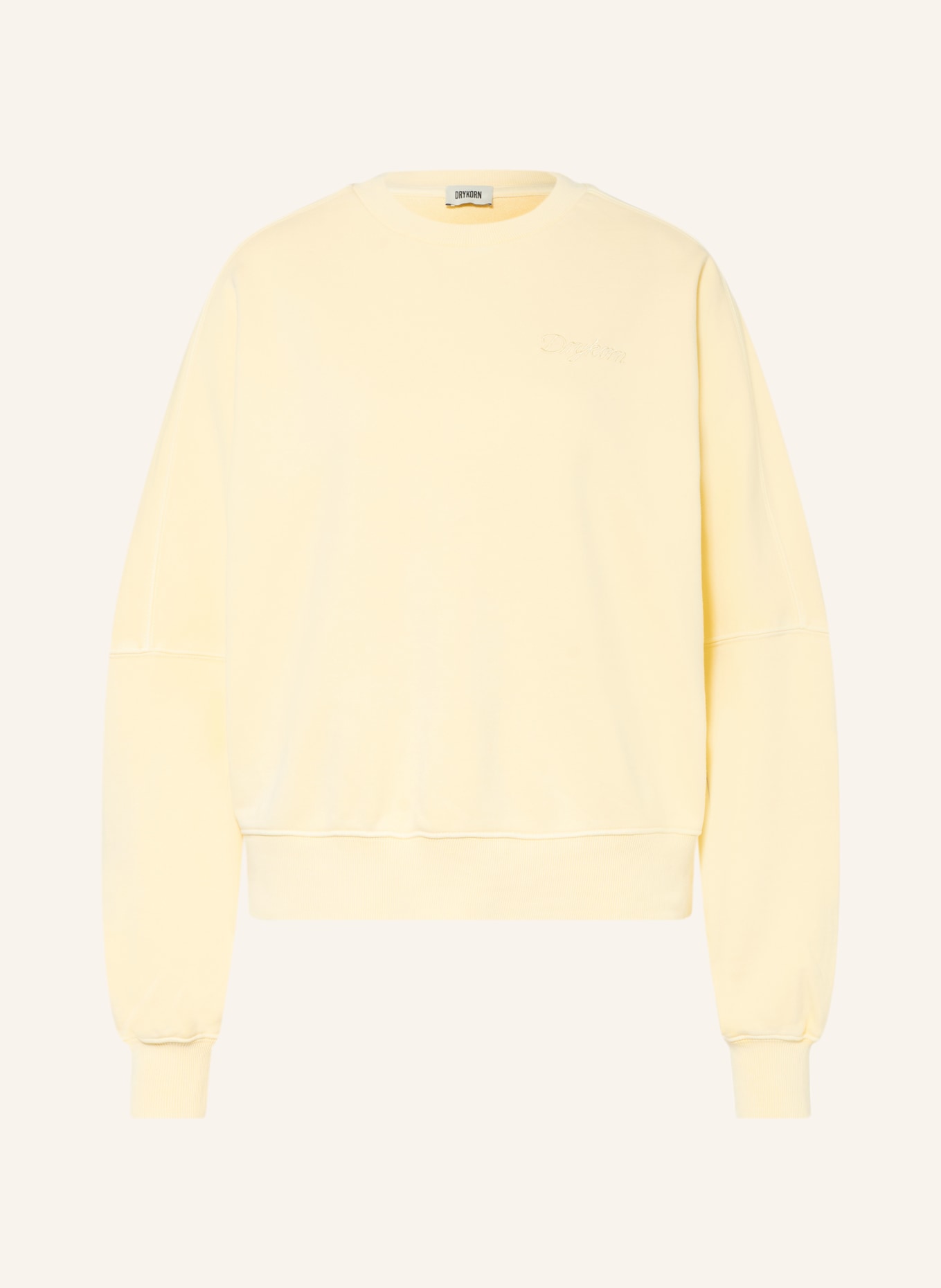 DRYKORN Sweatshirt ASTERA_P5: JAUNE CLAIR