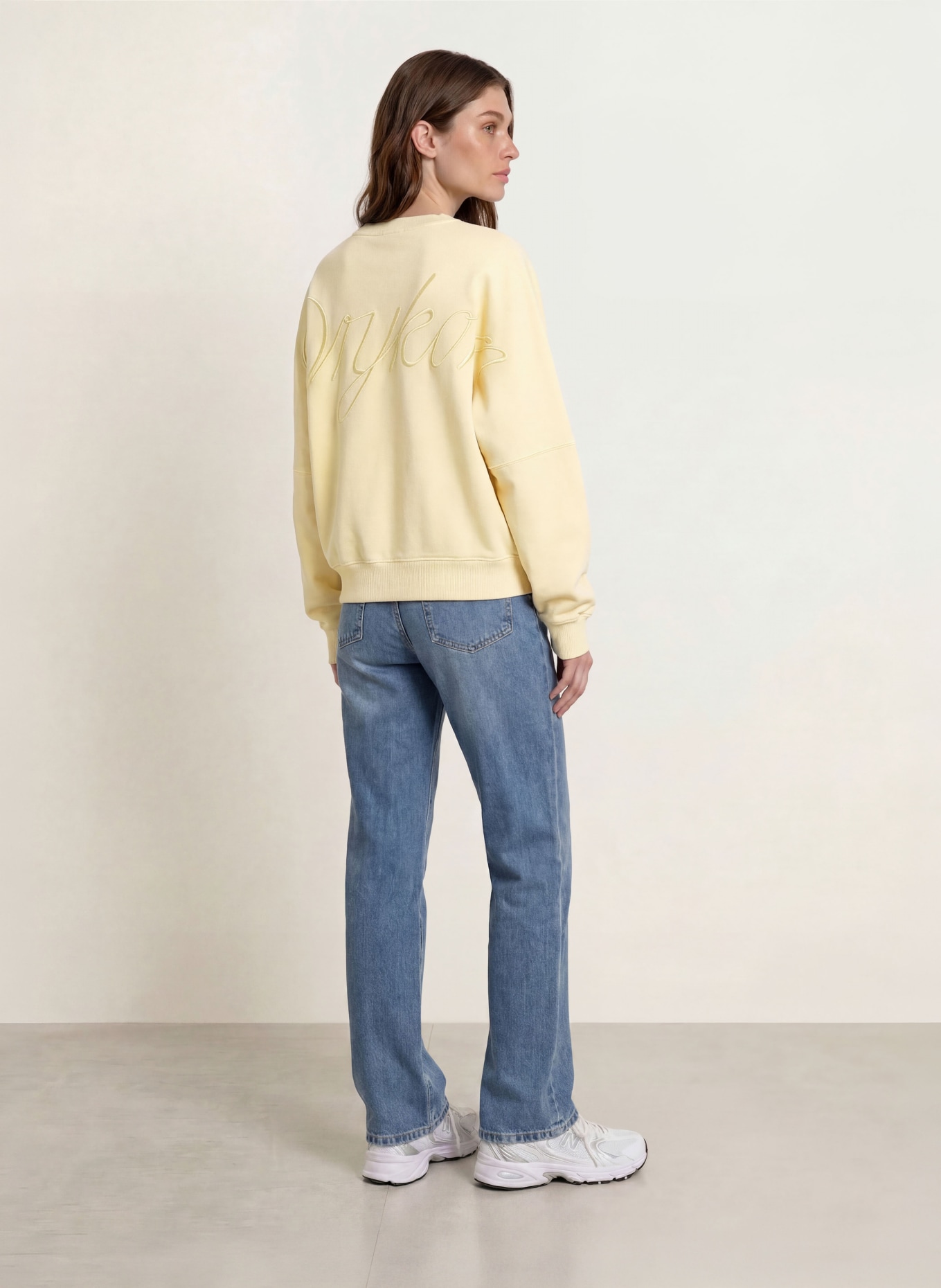 DRYKORN Sweatshirt ASTERA_P5: JAUNE CLAIR