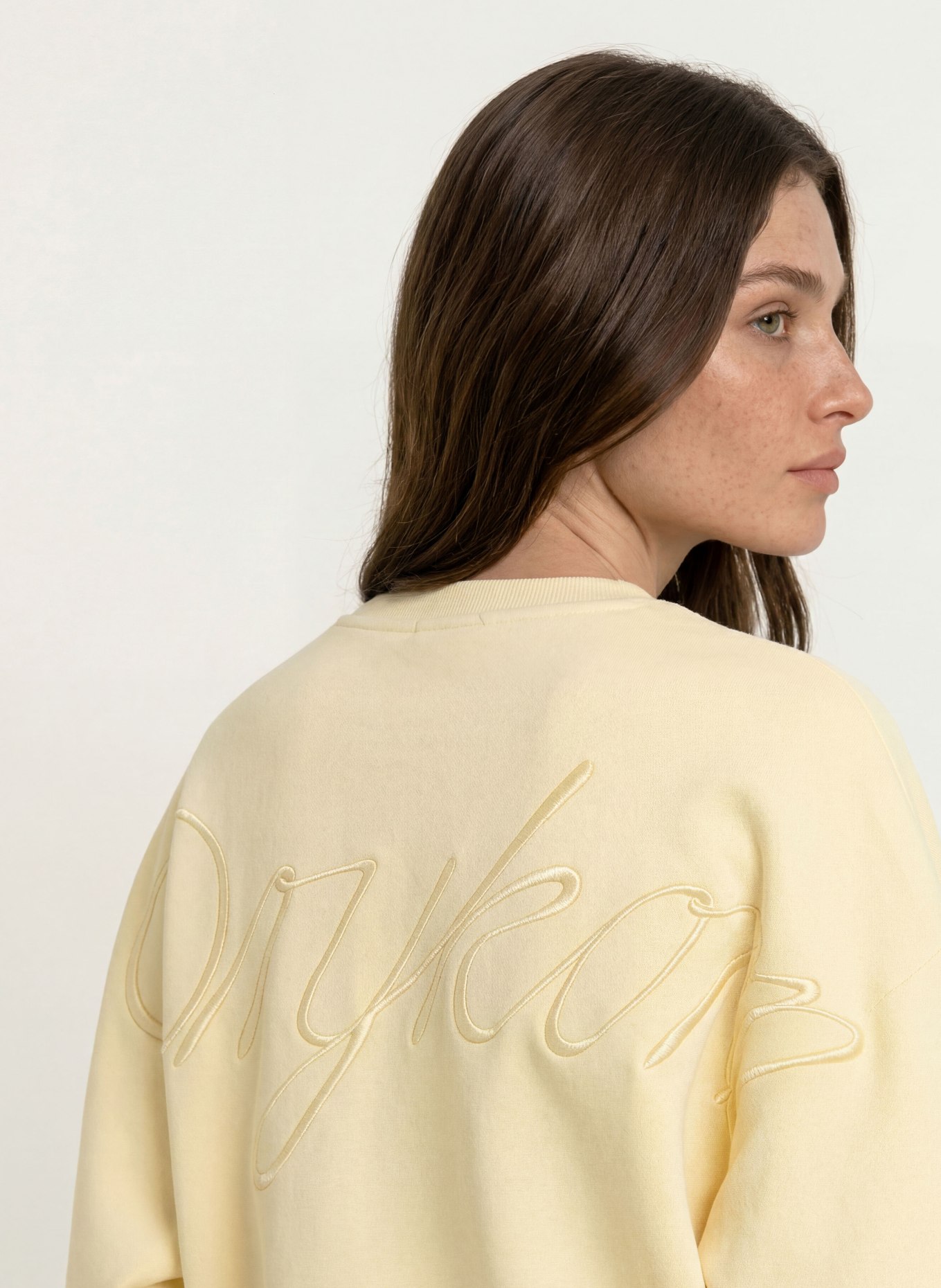 DRYKORN Sweatshirt ASTERA_P5: JAUNE CLAIR