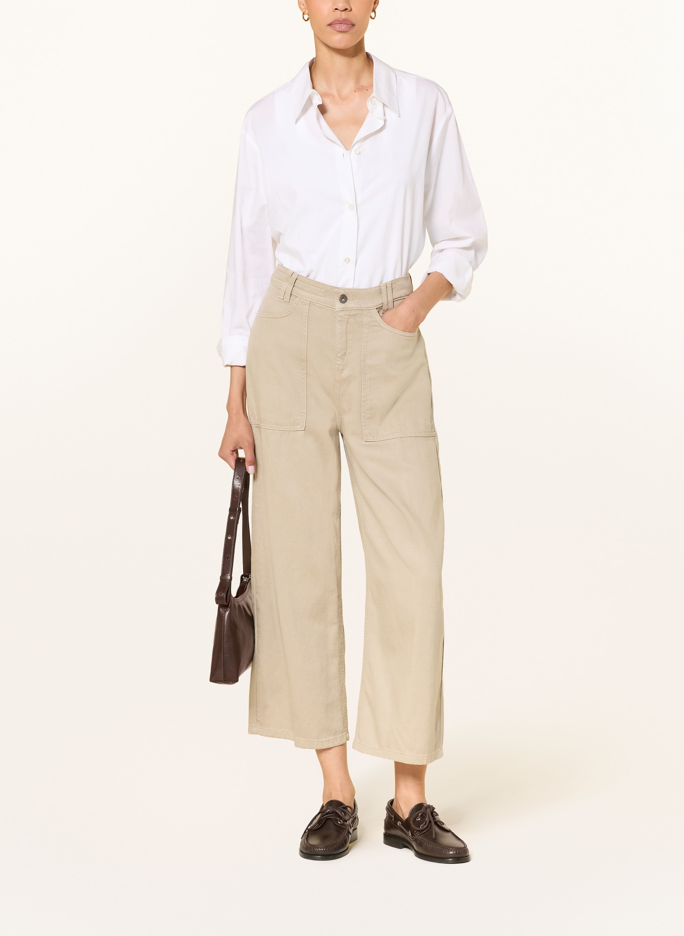 DRYKORN DERIVE Cropped jeans: 1702 braun