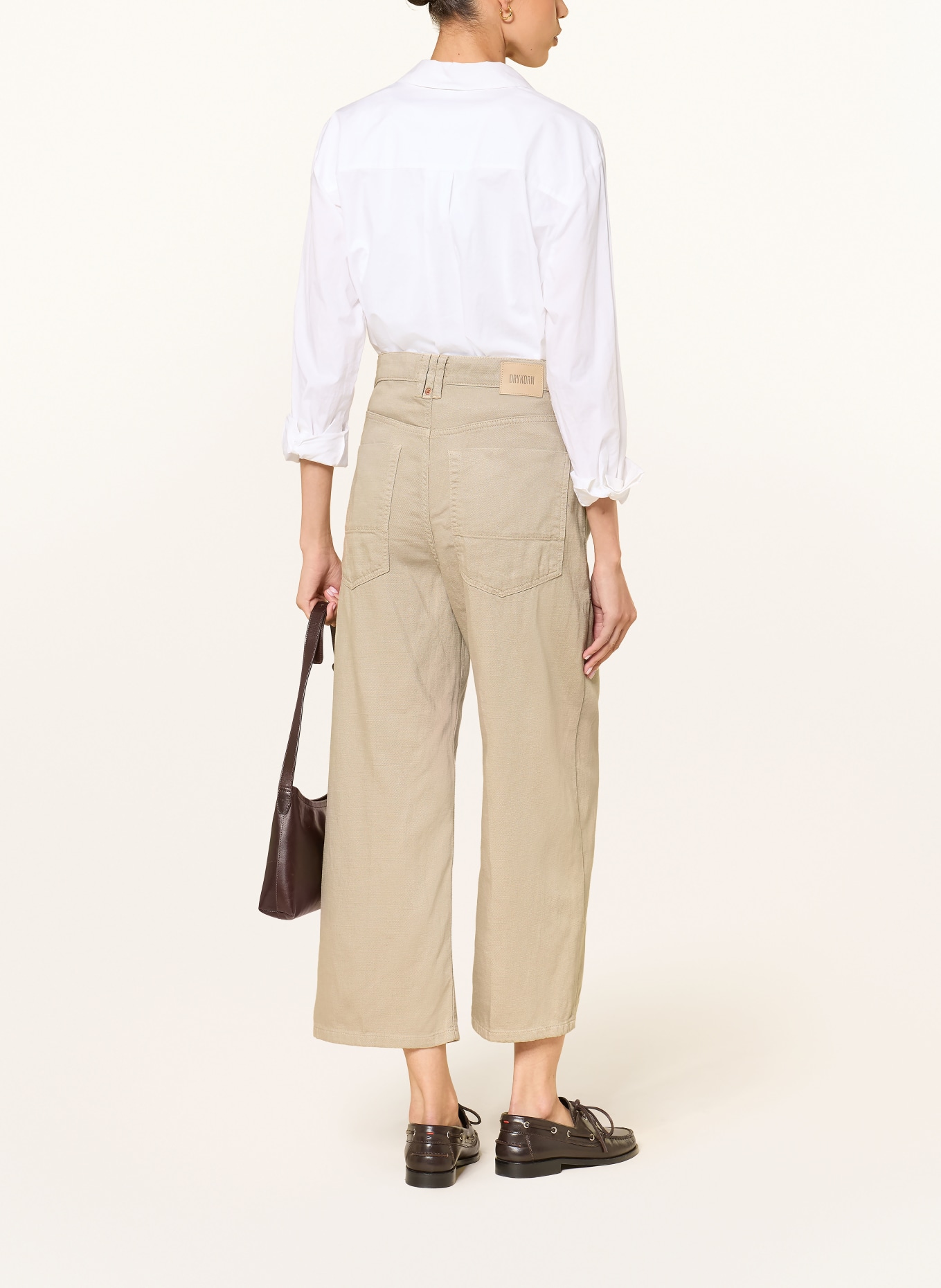 DRYKORN DERIVE Cropped jeans: 1702 braun
