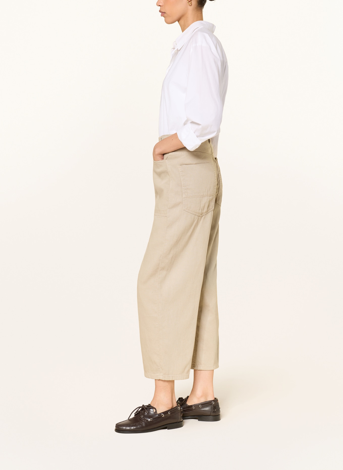 DRYKORN DERIVE Cropped jeans: 1702 braun