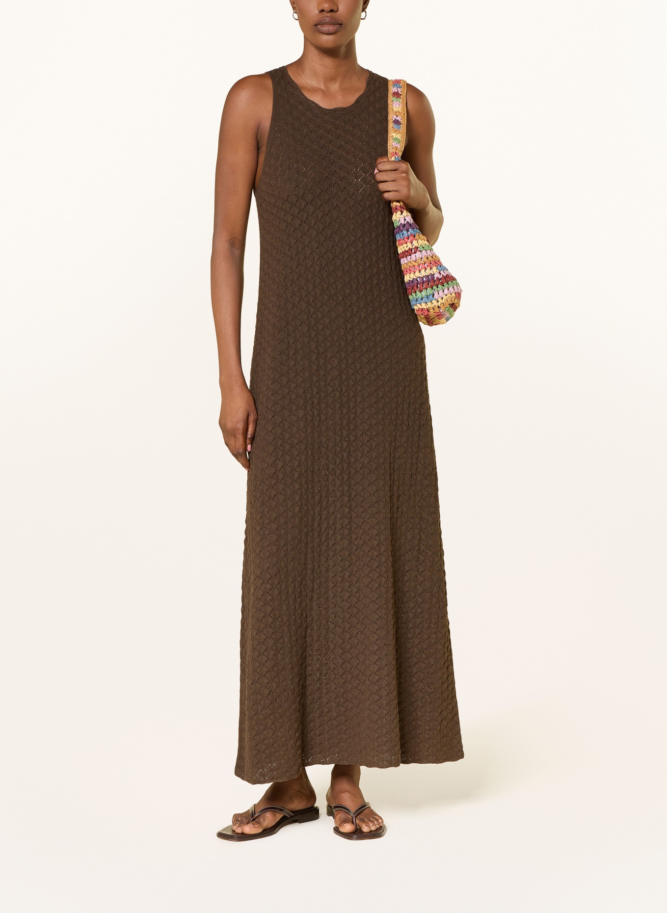 DRYKORN Strickkleid IKIS: BRAUN