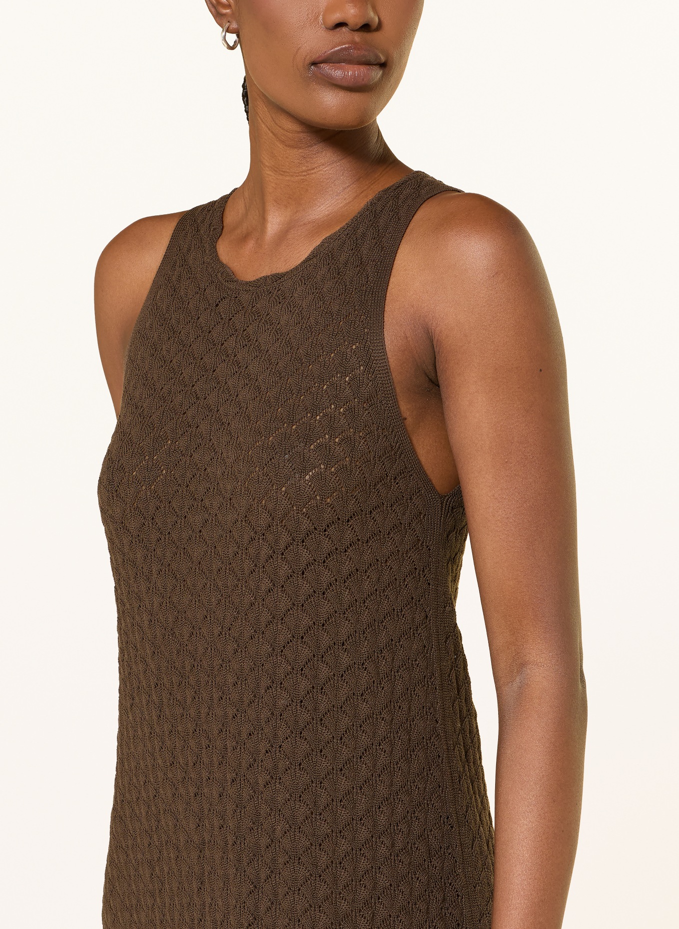 DRYKORN Strickkleid IKIS: BRAUN