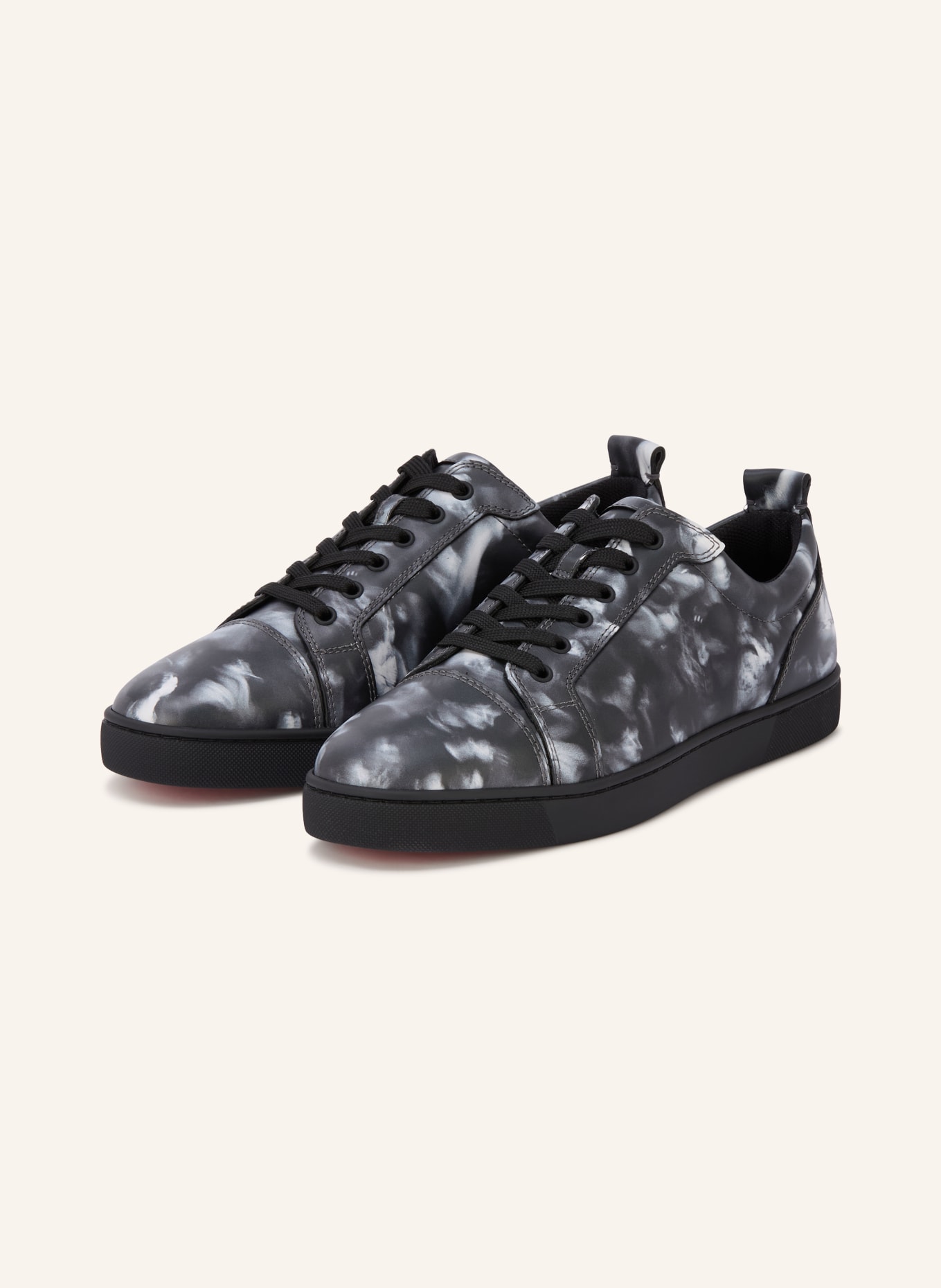 Christian Louboutin Sneaker LOUIS JUNIOR: SCHWARZ / WEISS