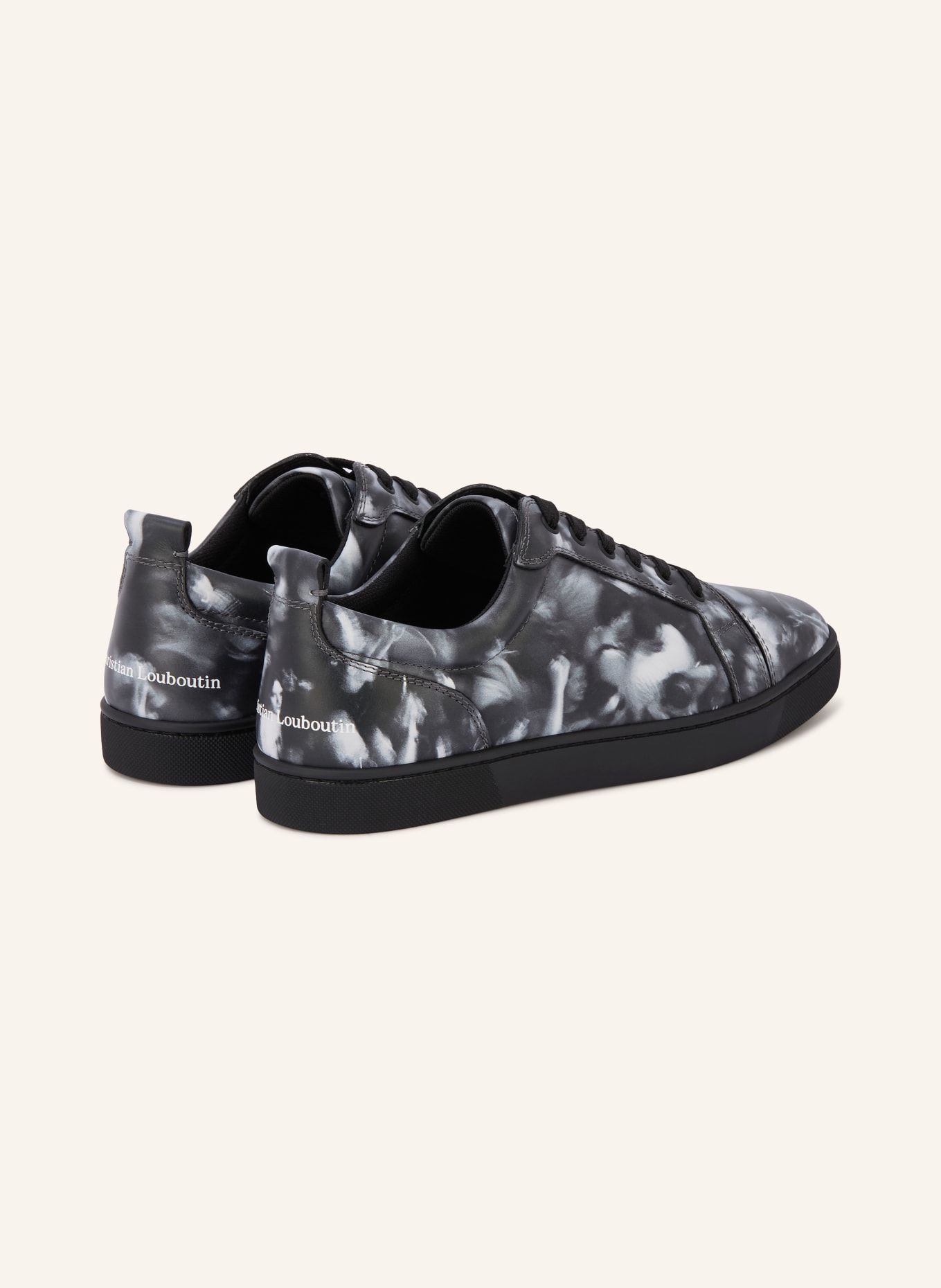 Christian Louboutin Sneaker LOUIS JUNIOR: SCHWARZ / WEISS