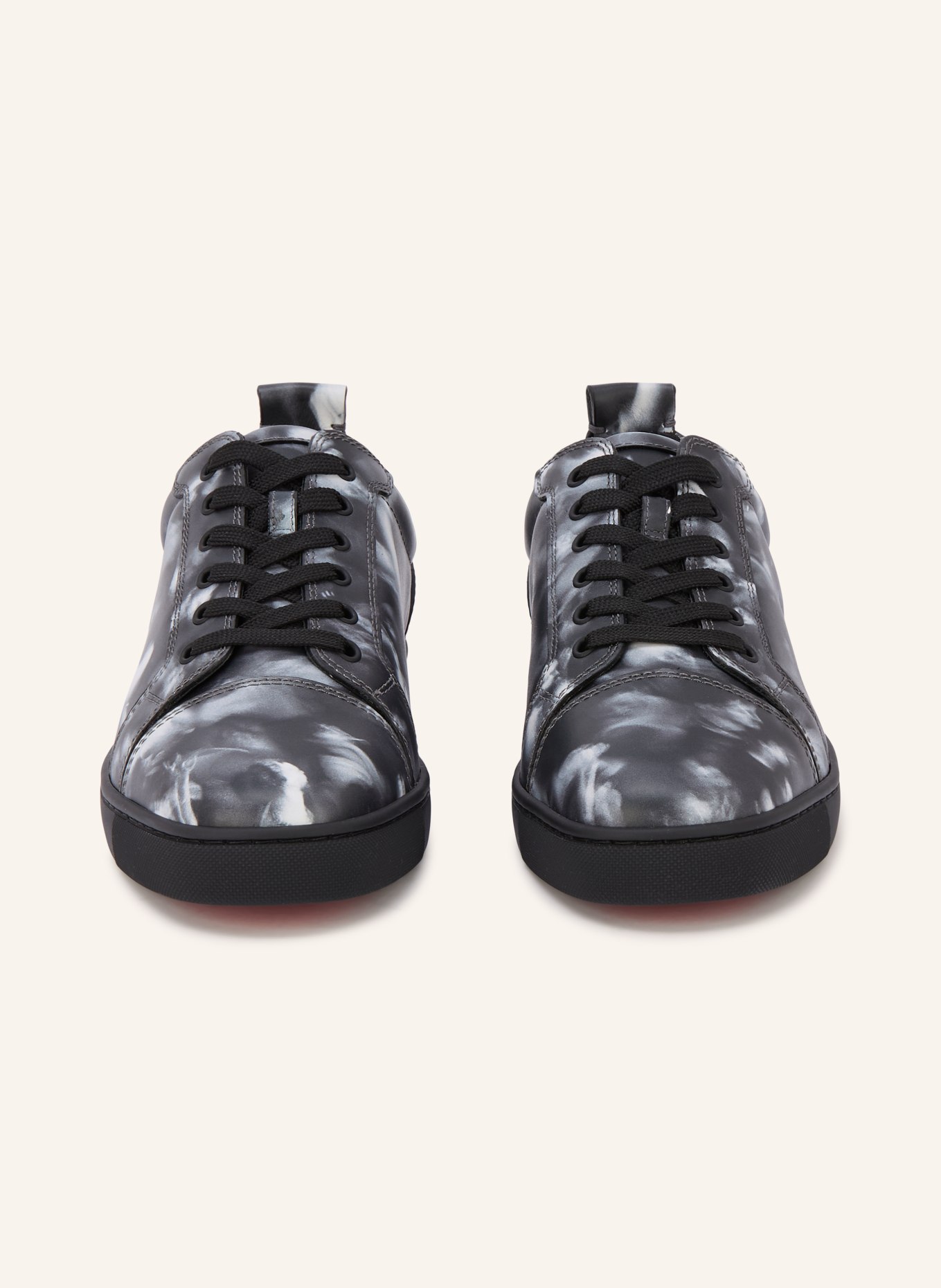 Christian Louboutin Sneaker LOUIS JUNIOR: SCHWARZ / WEISS