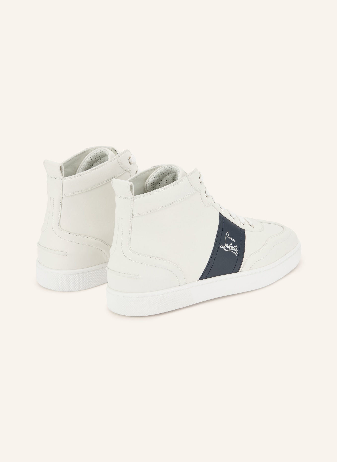 Christian Louboutin Hoge sneakers RETERO HIGH FLAT: WIT / ZWART