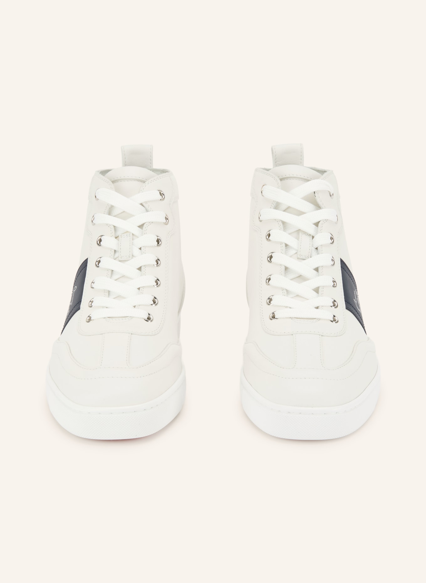 Christian Louboutin Hoge sneakers RETERO HIGH FLAT: WIT / ZWART