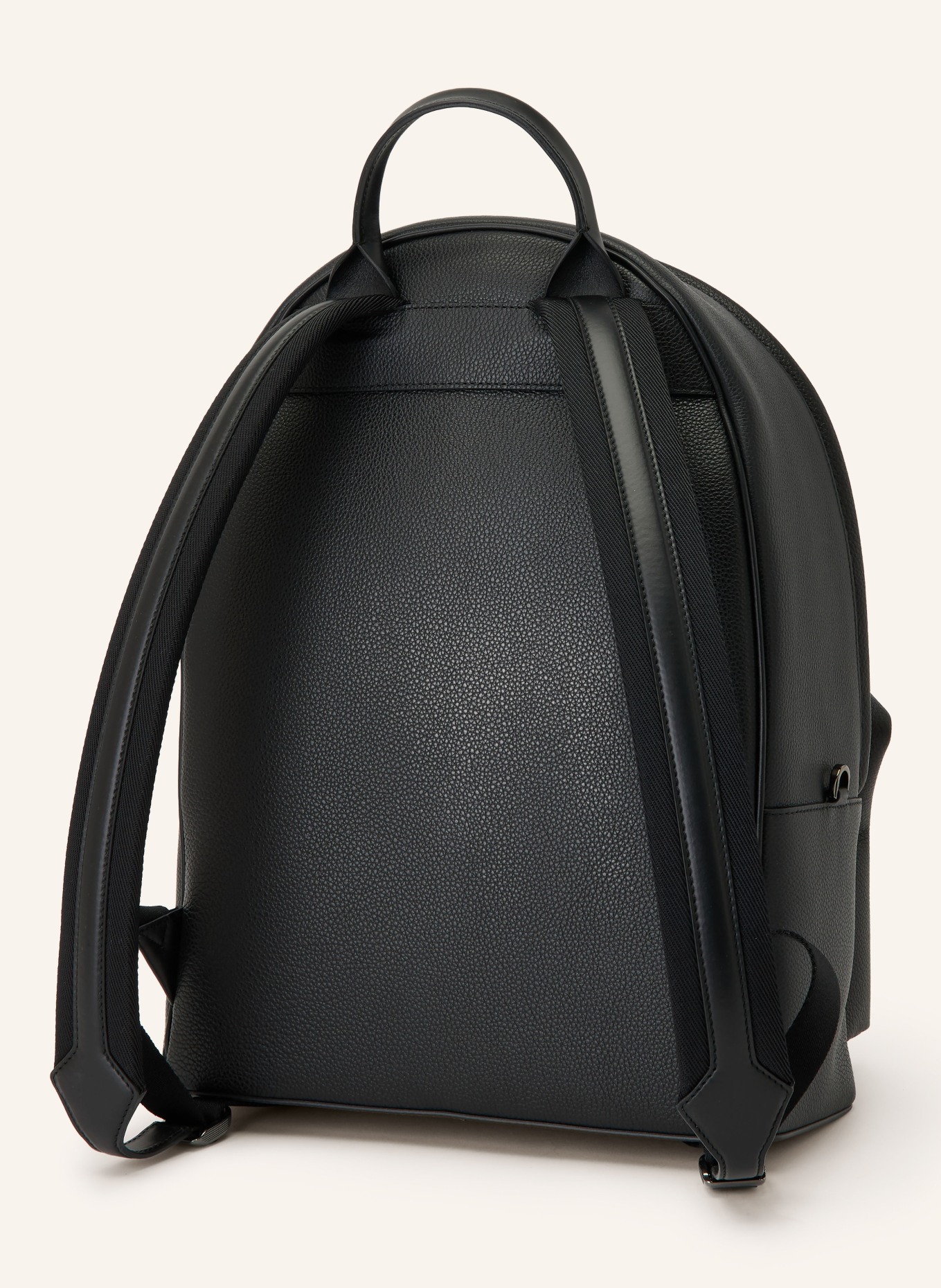 Christian Louboutin NOSTALGIC Backpack: BLACK / SILVER