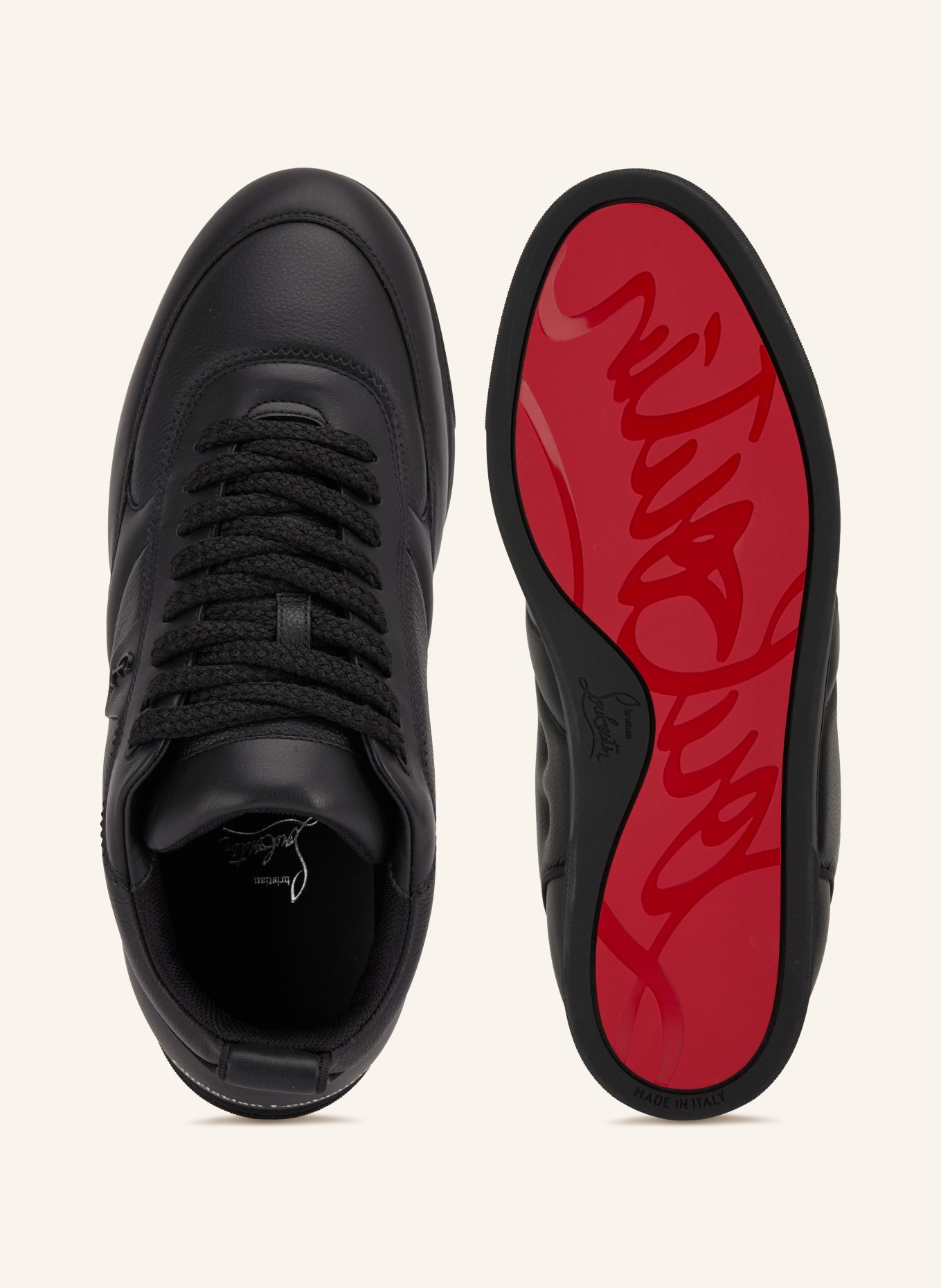 Christian Louboutin Sneakersy: CZARNY