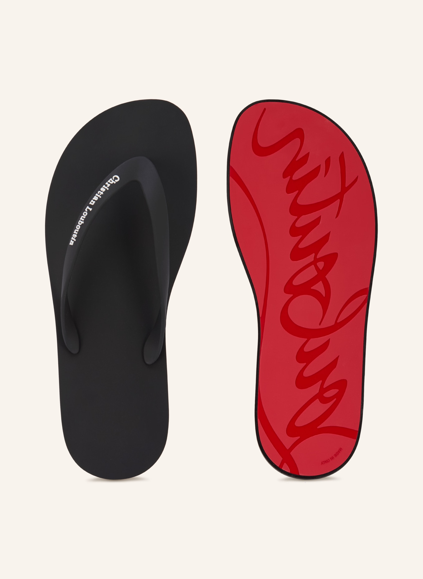Christian Louboutin Flip-Flop THE CHRISTIAN LOUBOUTIN SUMMER: SCHWARZ