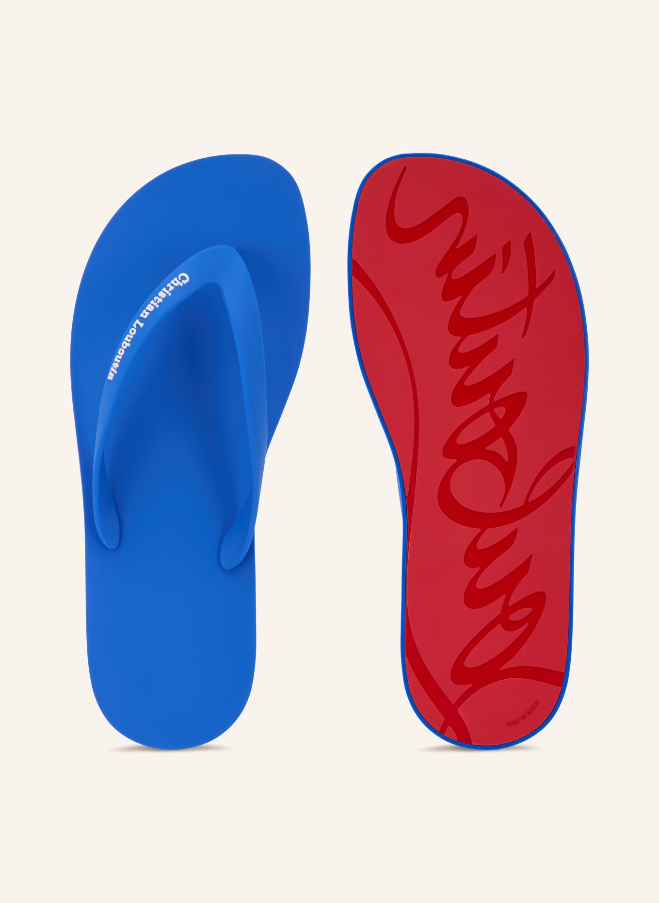 Christian Louboutin Flip-Flop THE CHRISTIAN LOUBOUTIN SUMMER: BLAU