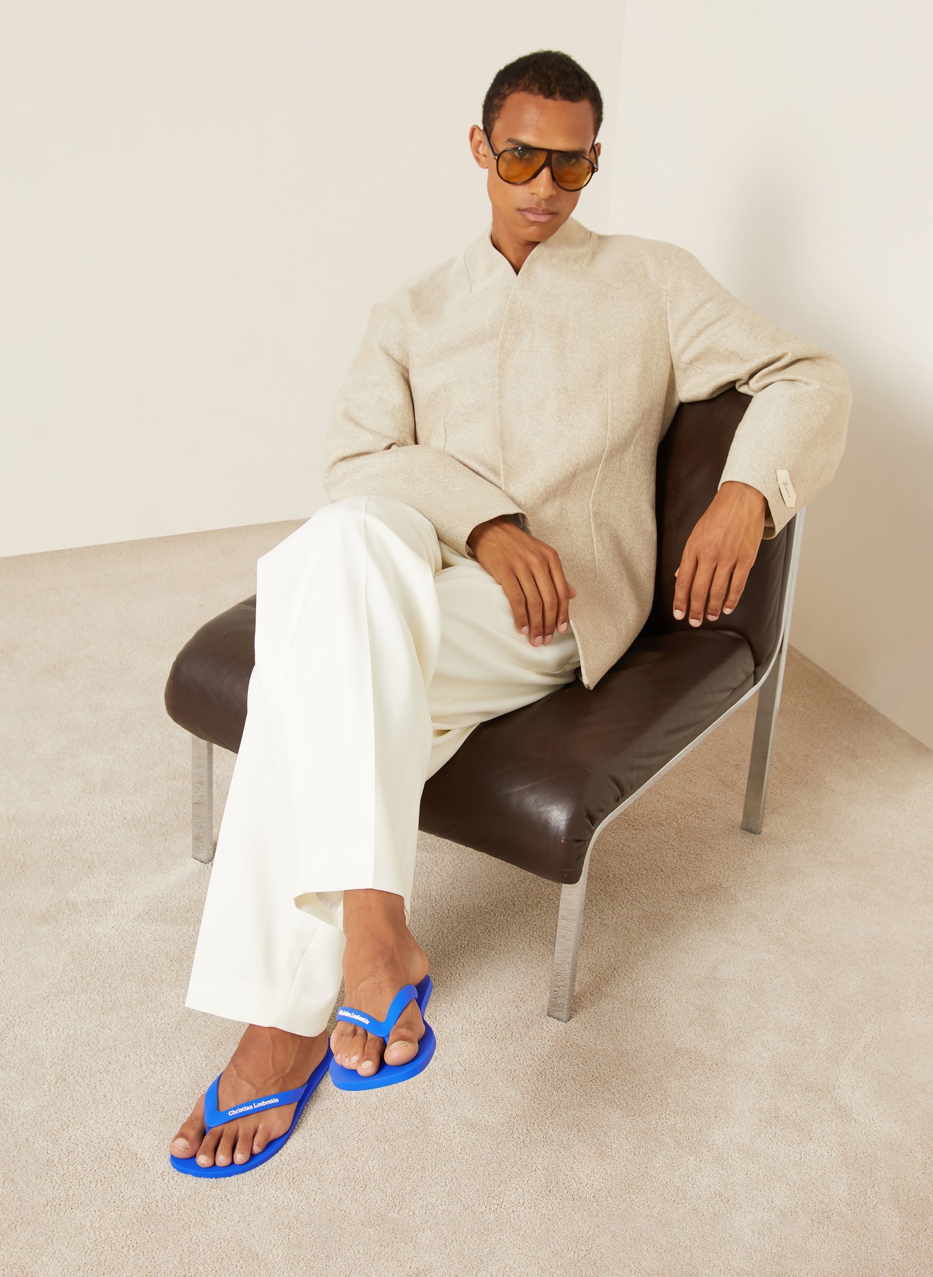Christian Louboutin Slippers THE CHRISTIAN LOUBOUTIN SUMMER: BLAUW