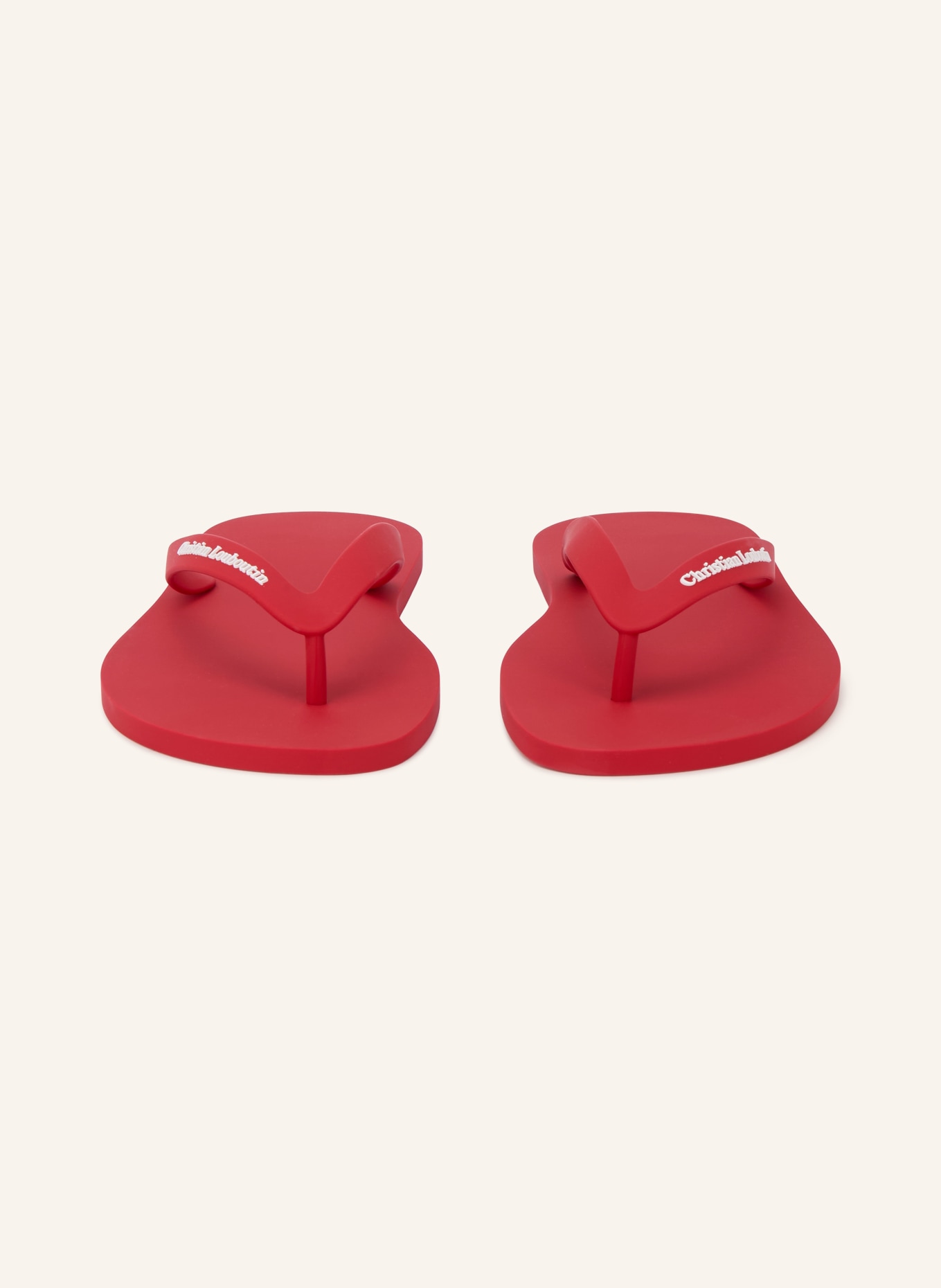 Christian Louboutin Flip-Flop THE CHRISTIAN LOUBOUTIN SUMMER: ROT