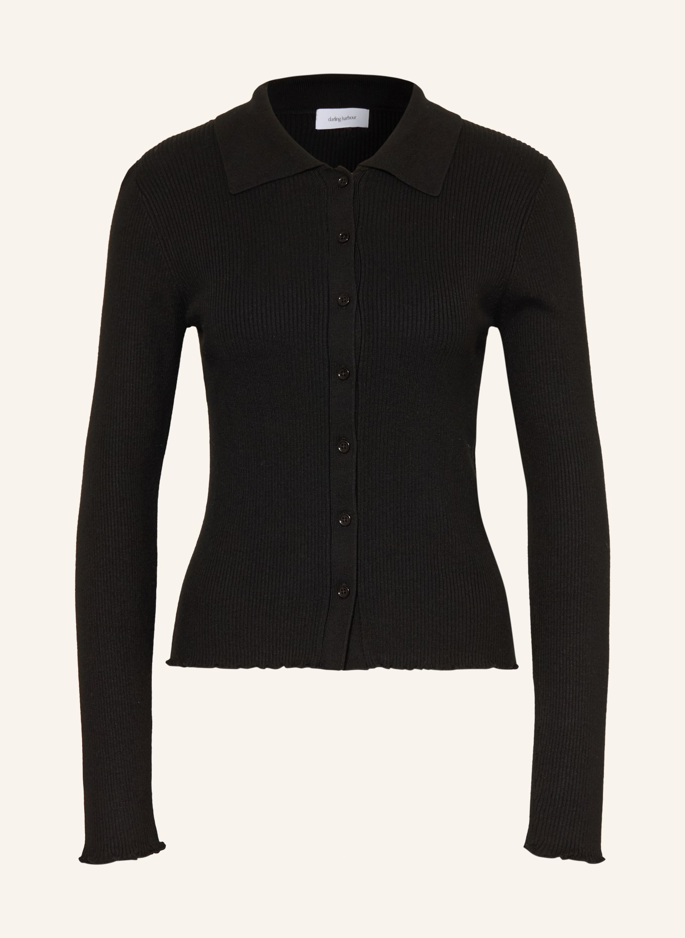 darling harbour Strikjakke: BLACK