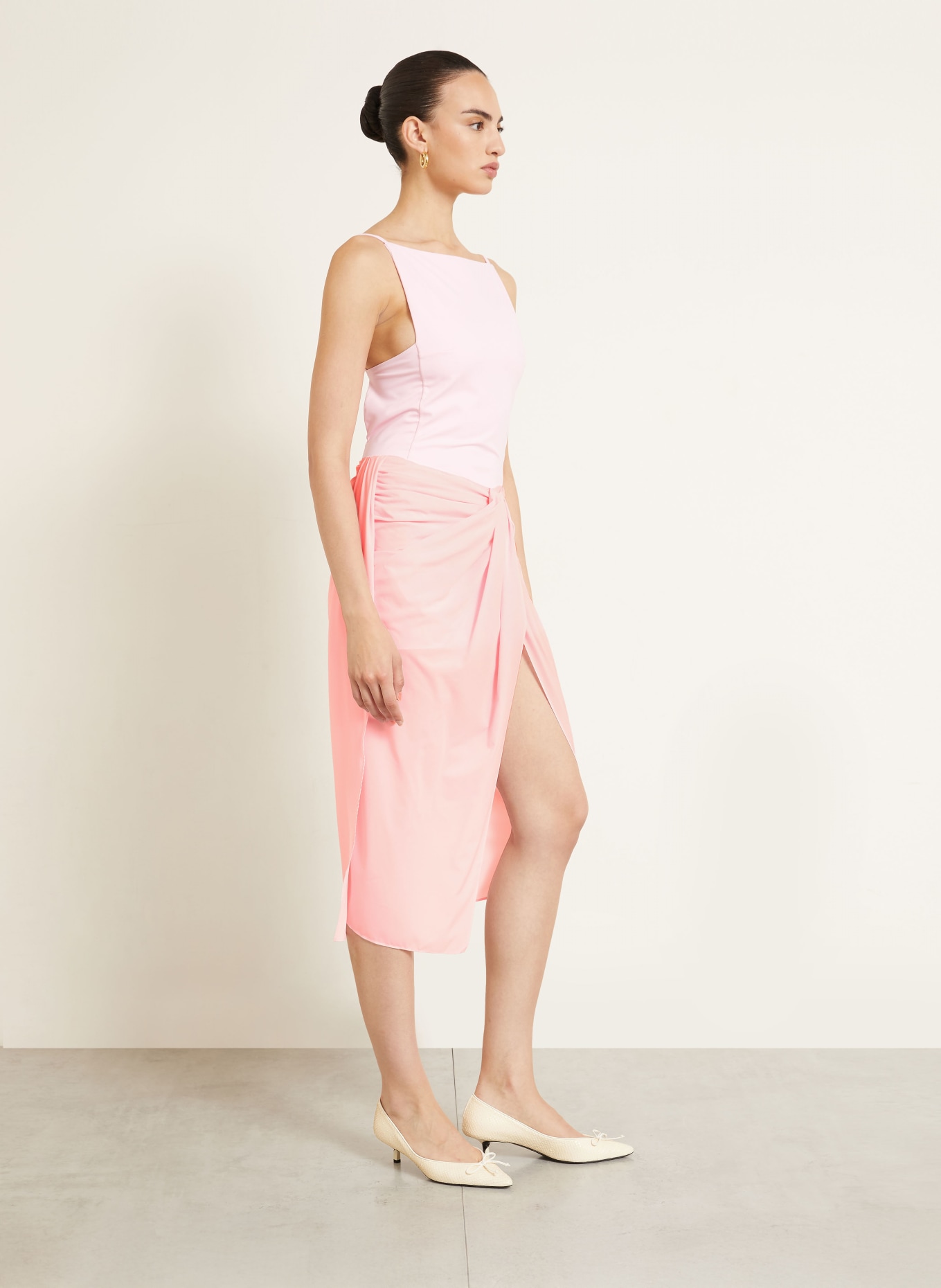 JACQUEMUS Jupe LA JUPE PAREO: ROSE