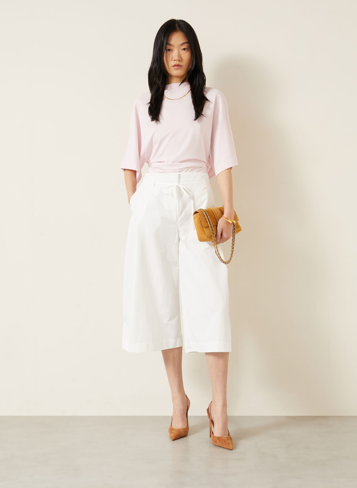 JACQUEMUS T-shirt LE T-SHIRT MOISSON: ROSE CLAIR