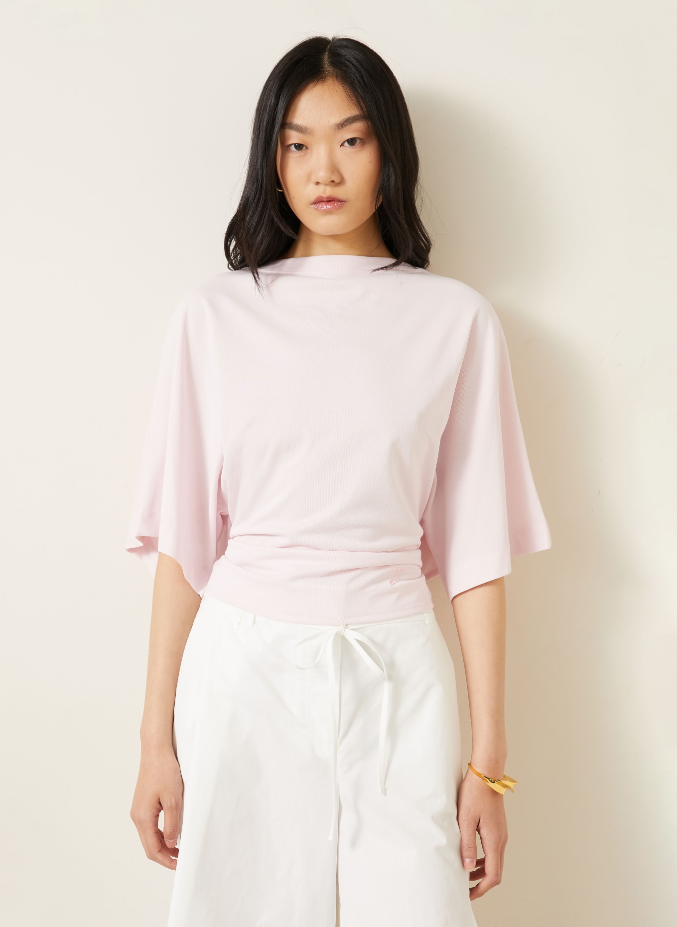 JACQUEMUS T-shirt LE T-SHIRT MOISSON: ROSE CLAIR