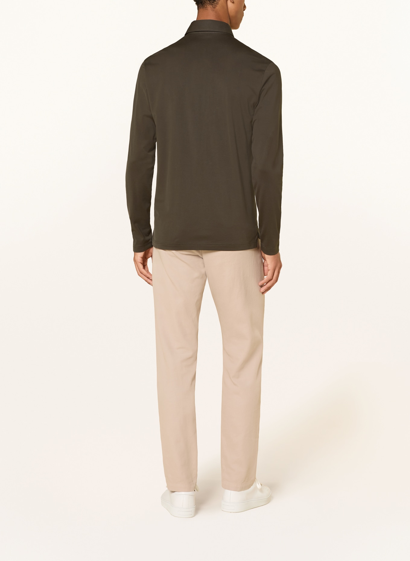 Stefan Brandt Jersey-Poloshirt LUCA: DUNKELBRAUN