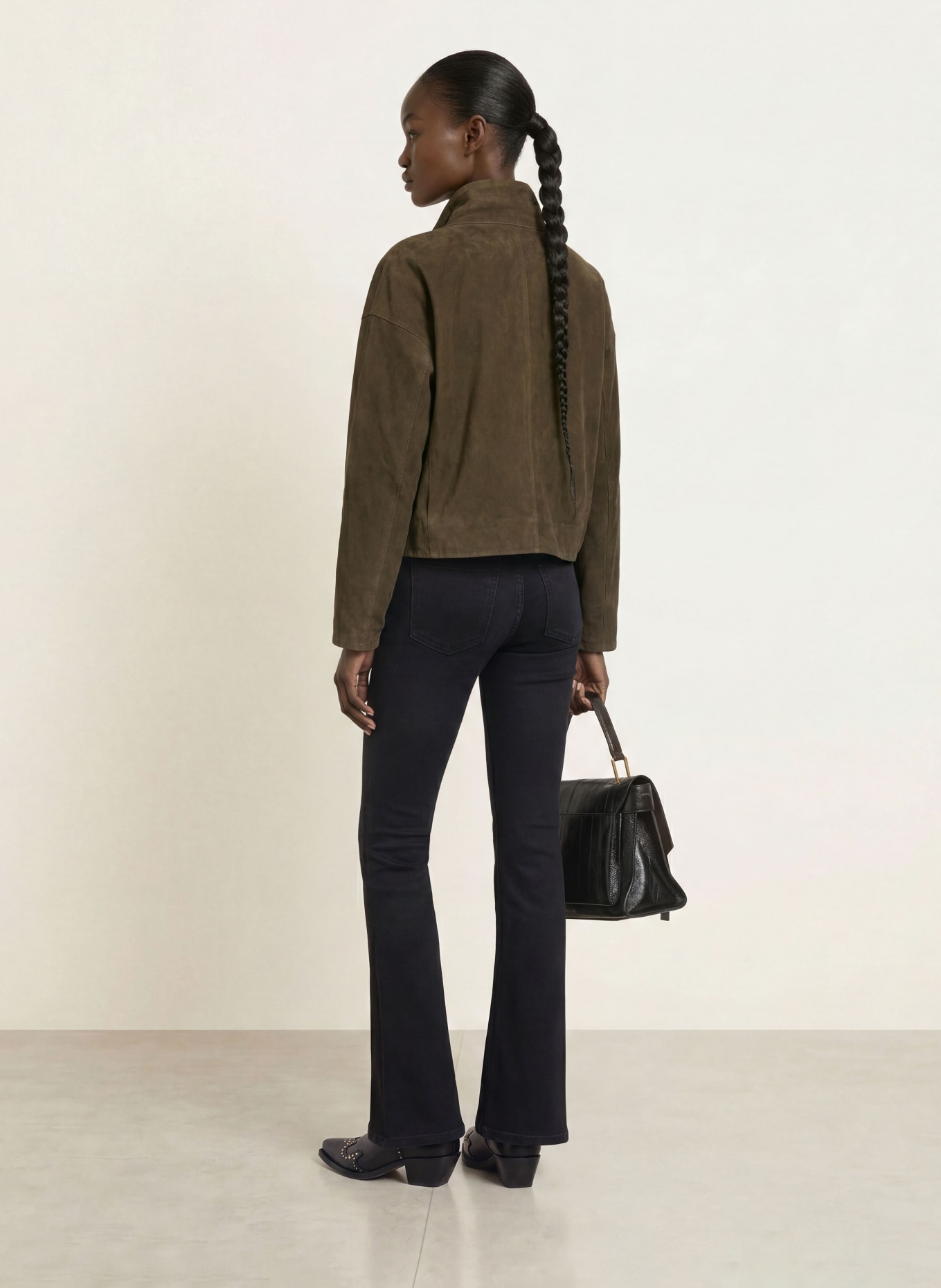 ALLSAINTS Kurtka skórzana RYDER: KHAKI