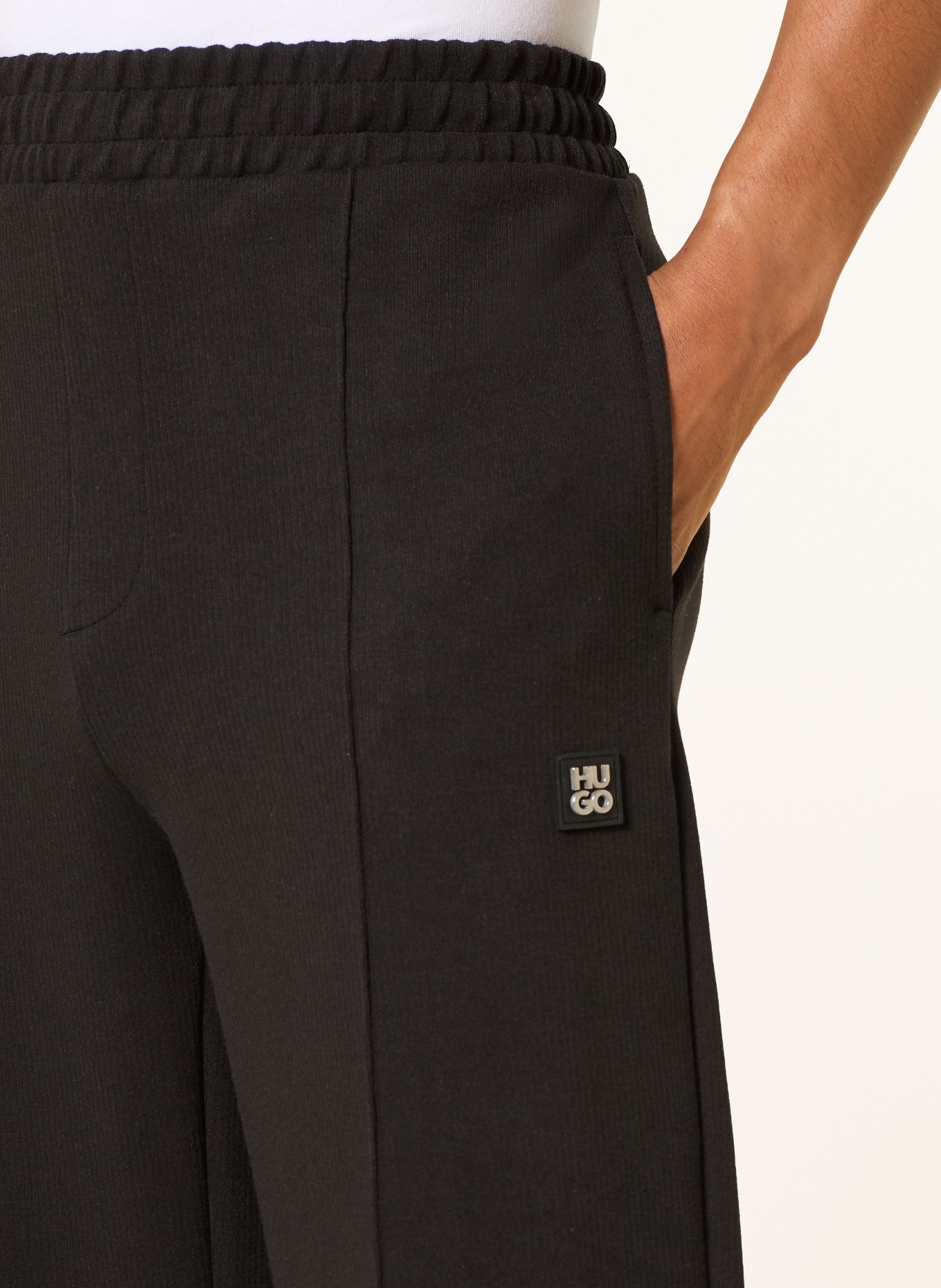 HUGO Sweatpant DABINPANT: ZWART