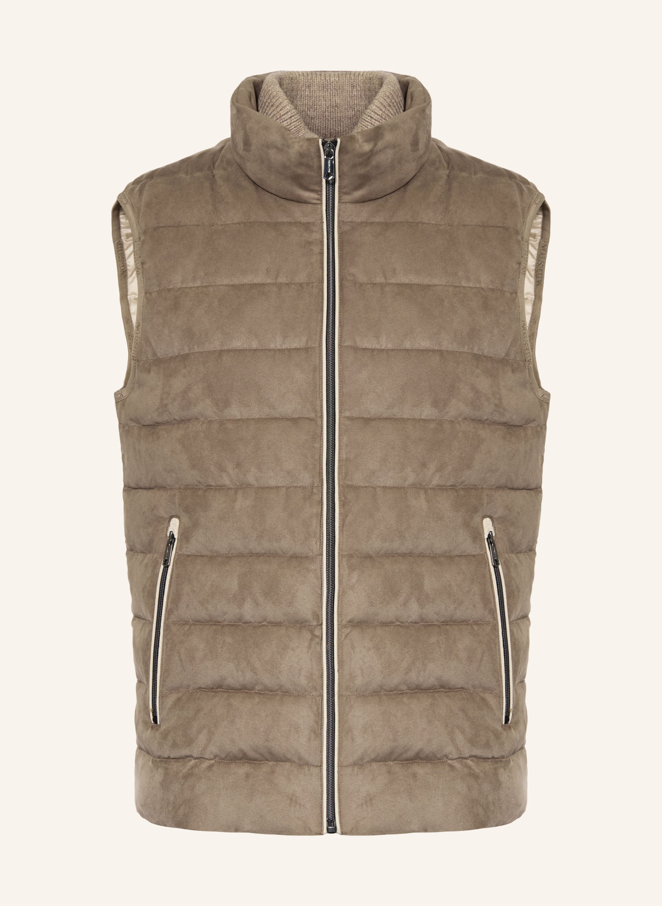 MILESTONE Steppweste MSDAWSON: TAUPE