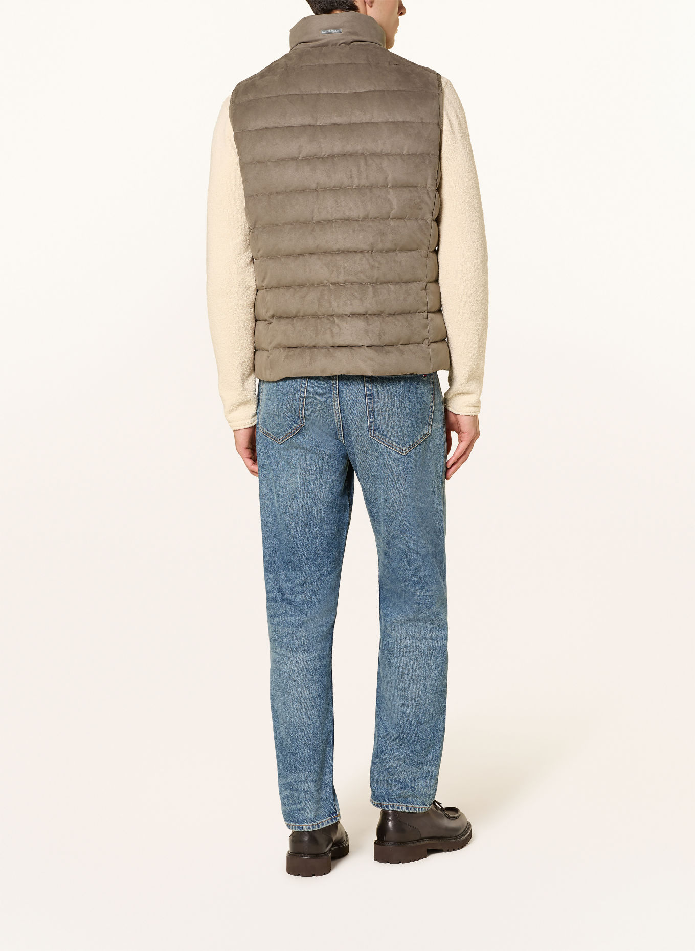 MILESTONE Steppweste MSDAWSON: TAUPE