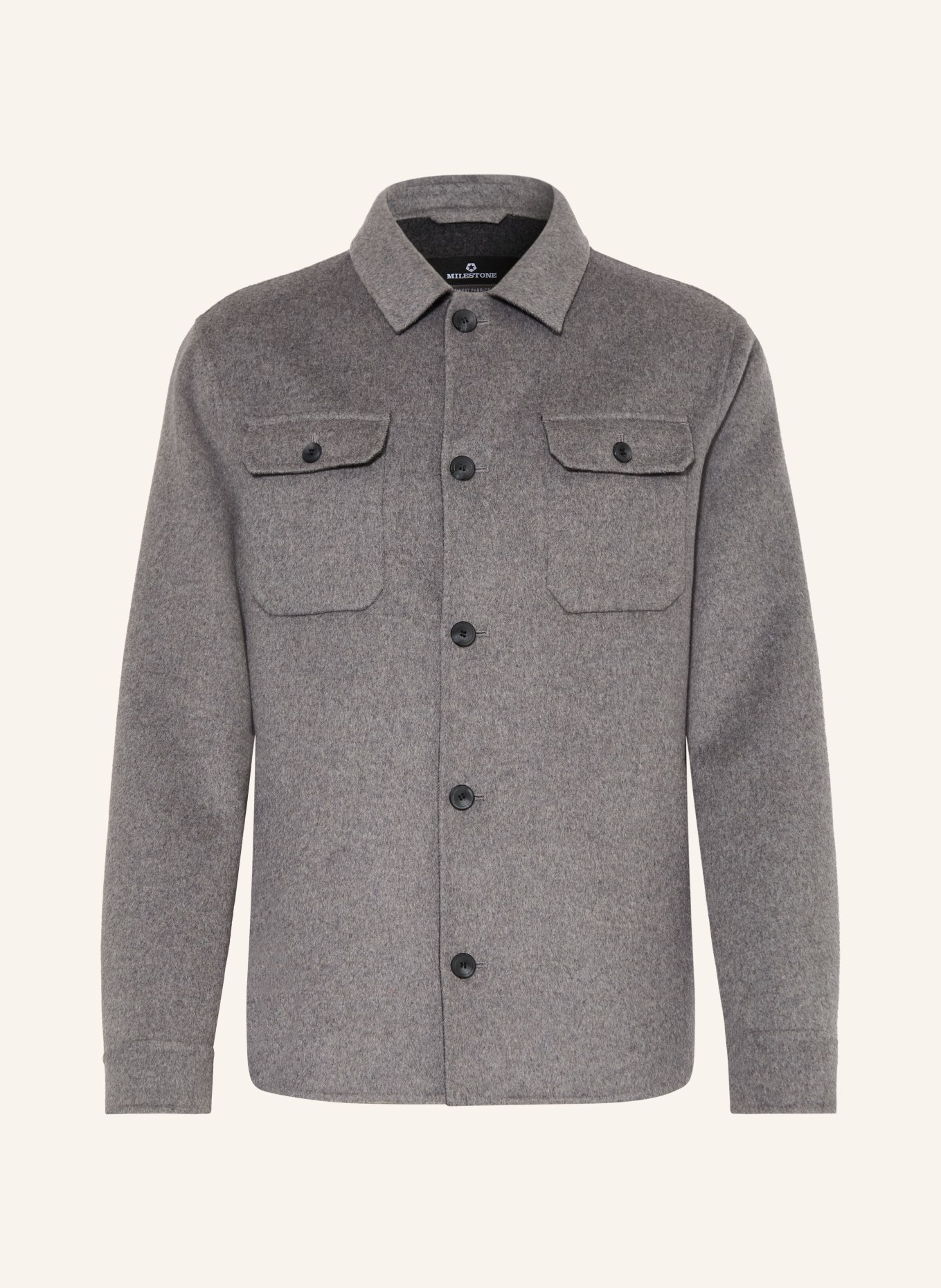 MILESTONE Overjacket MSPRESCOT: GRAU