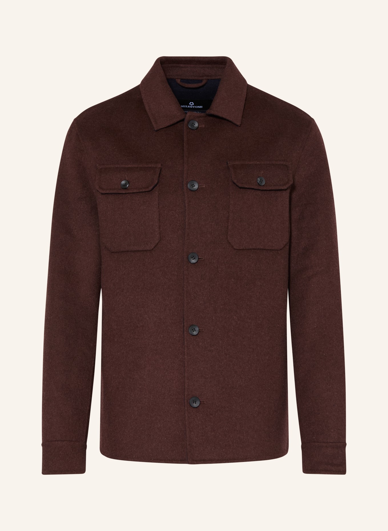 MILESTONE Overjacket MSPRESCOT: DUNKELROT