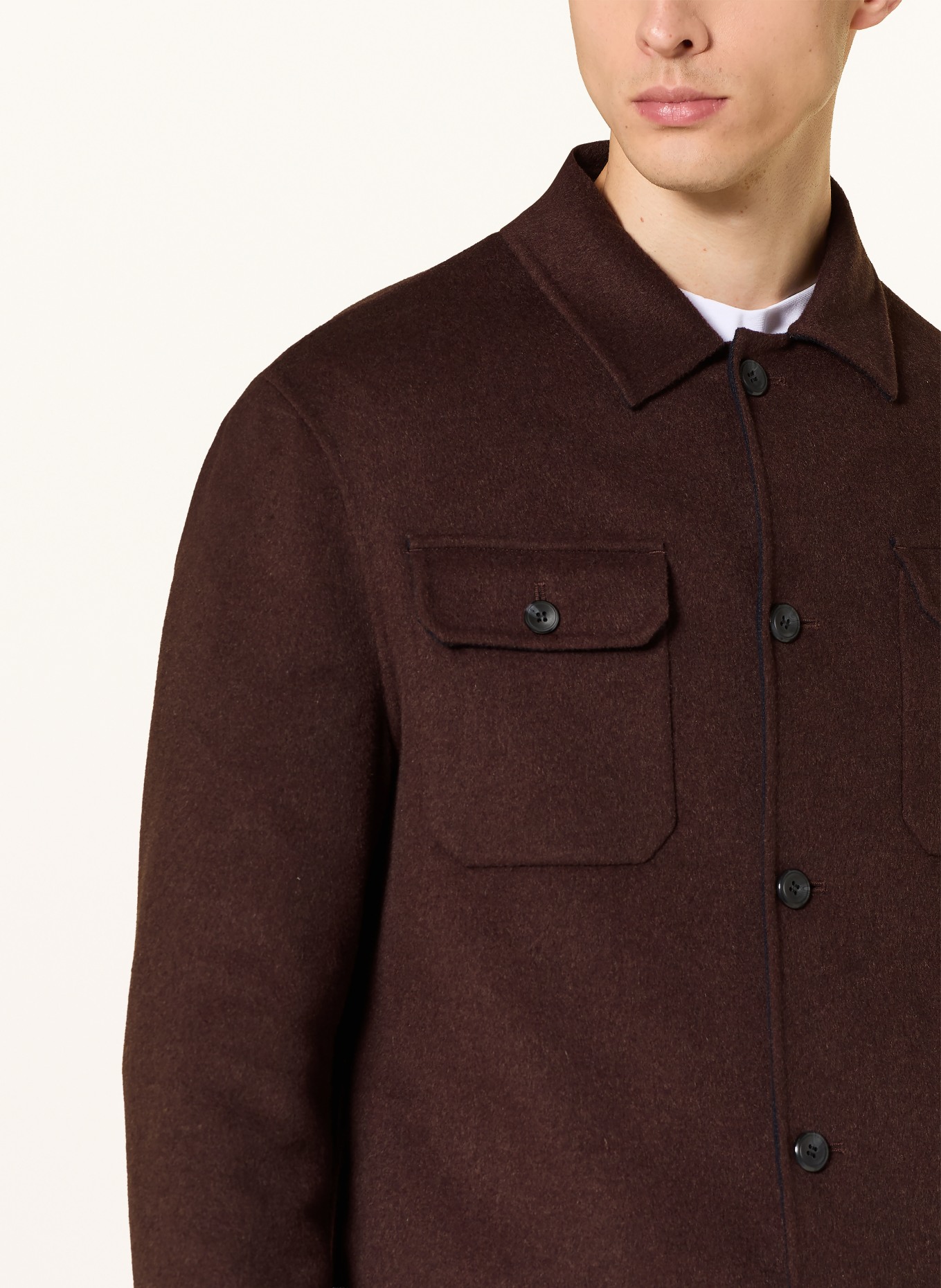 MILESTONE Overjacket MSPRESCOT: DUNKELROT