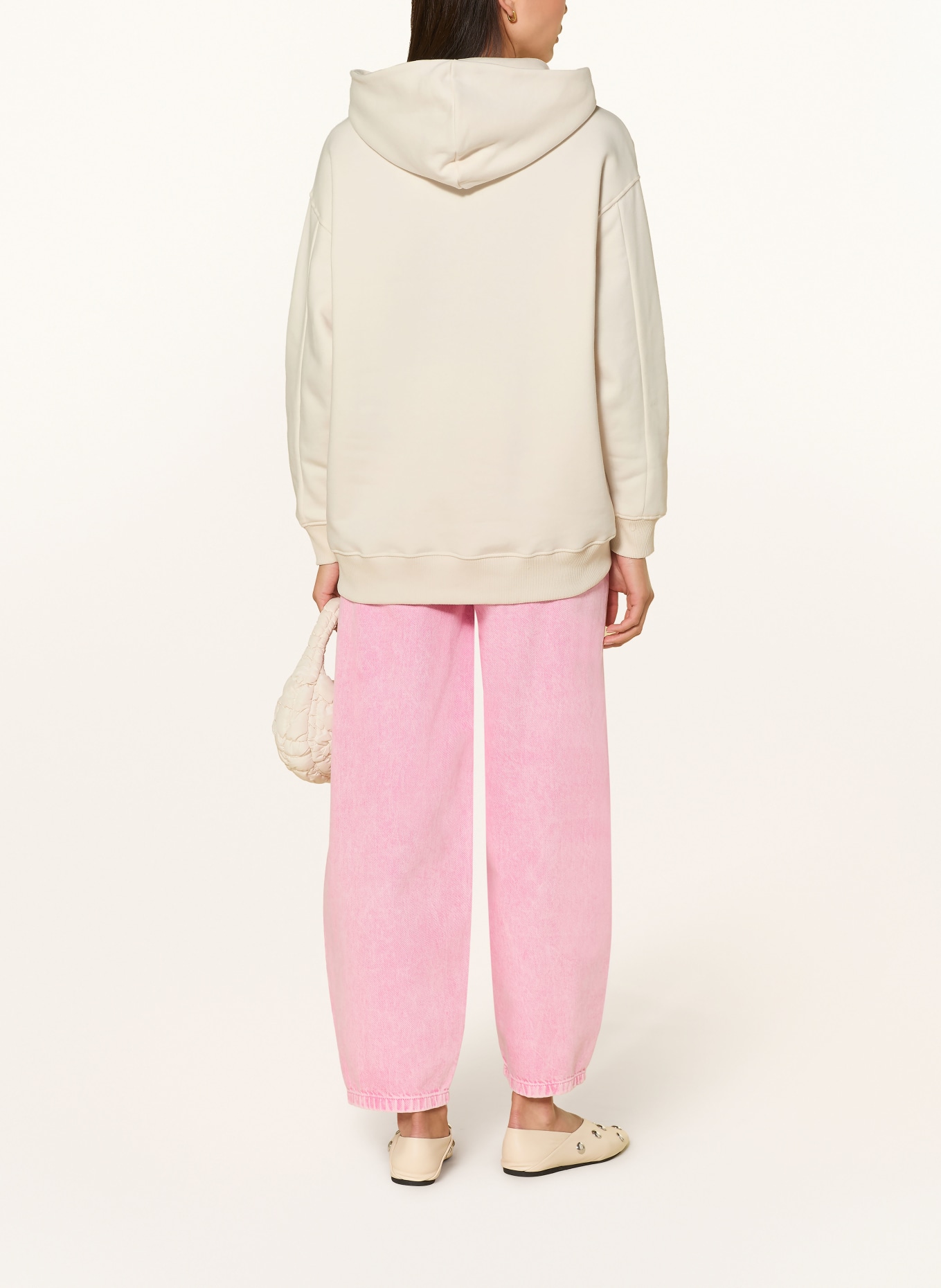kera till Hoodie: ECRU / ROSA / GELB