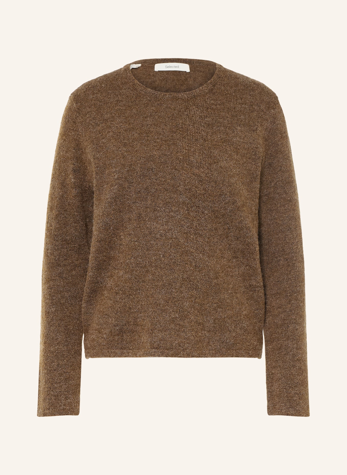 SELECTED Pullover: BRAUN