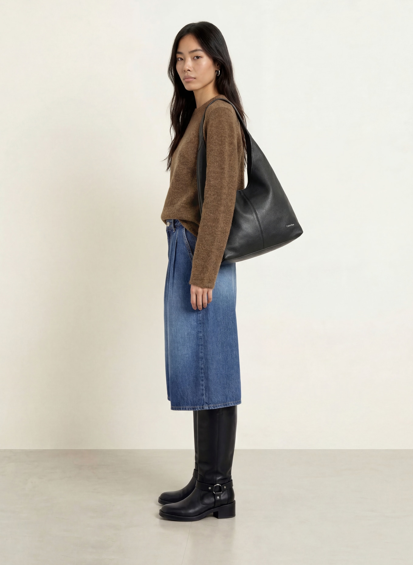 SELECTED Pullover: BRAUN
