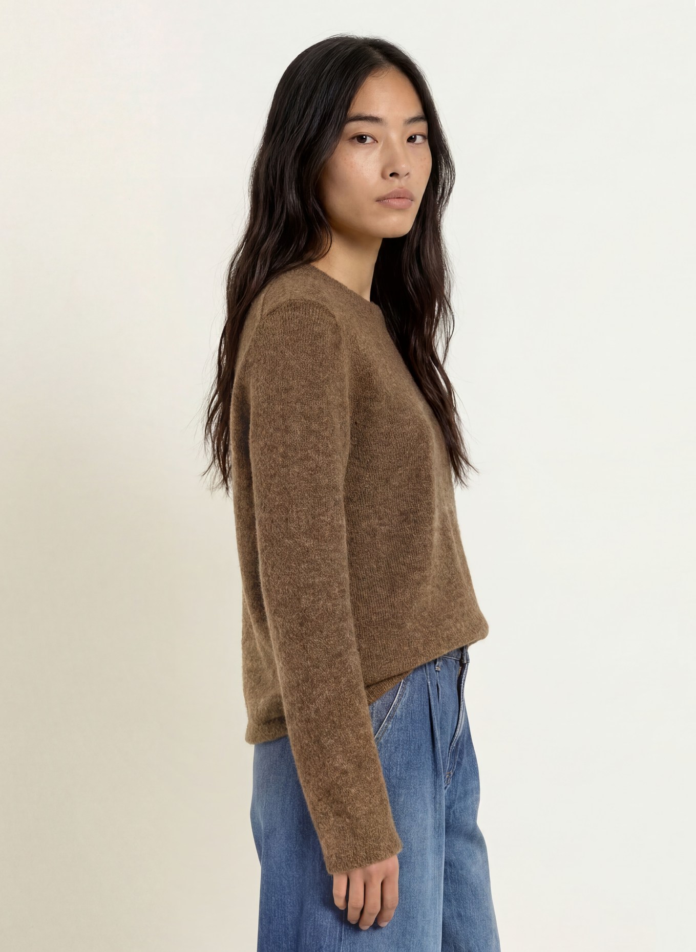 SELECTED Pullover: BRAUN