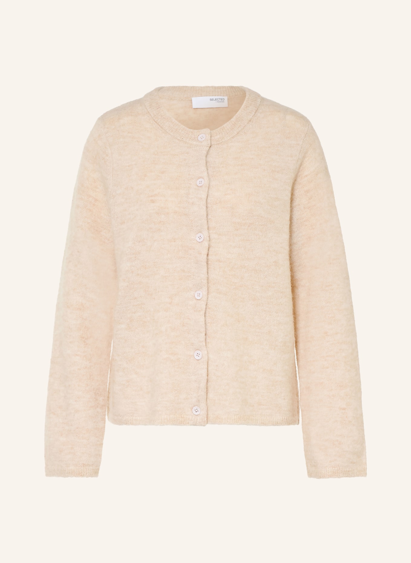 SELECTED Strickjacke: ECRU