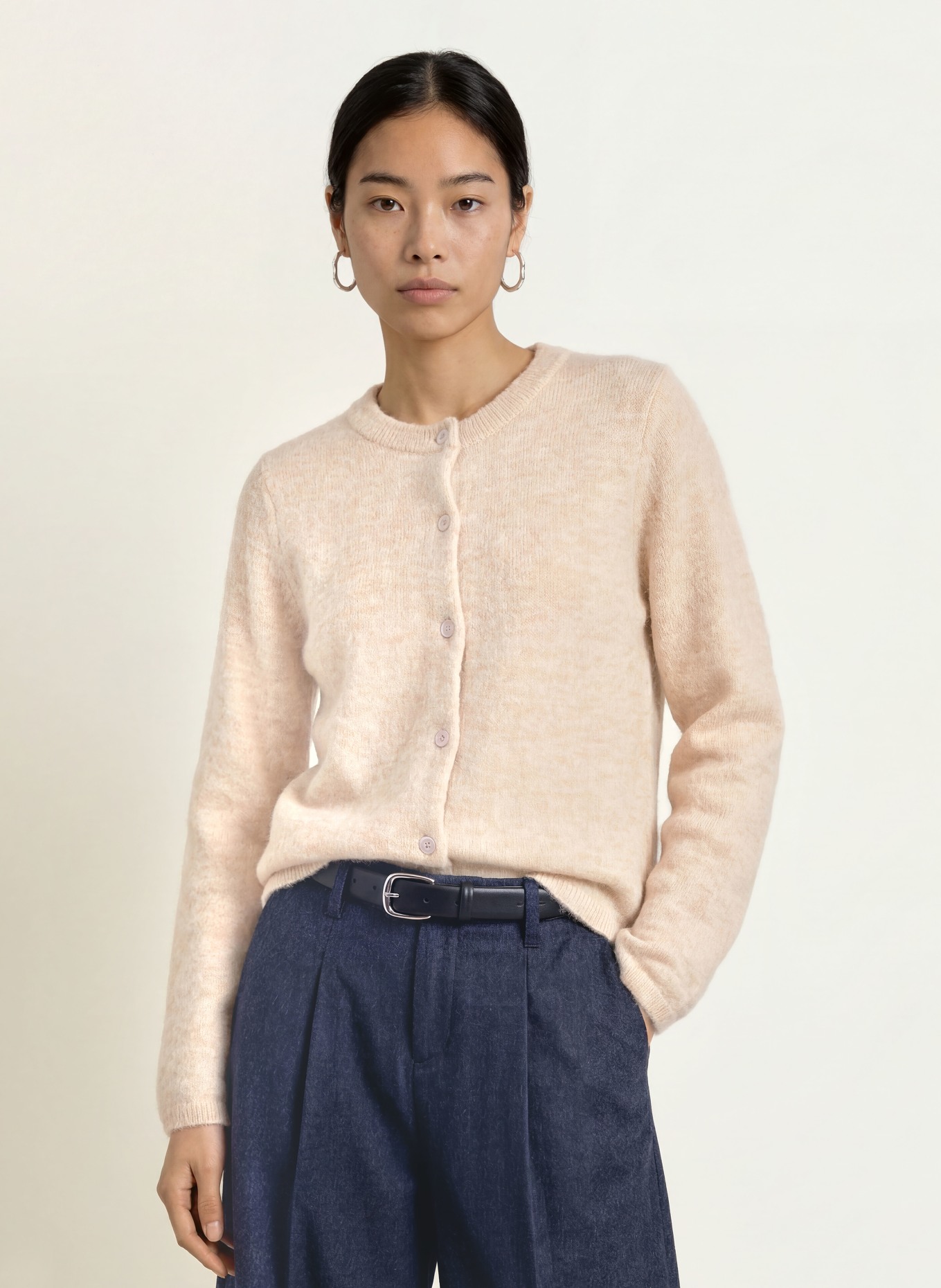 SELECTED Strickjacke: ECRU