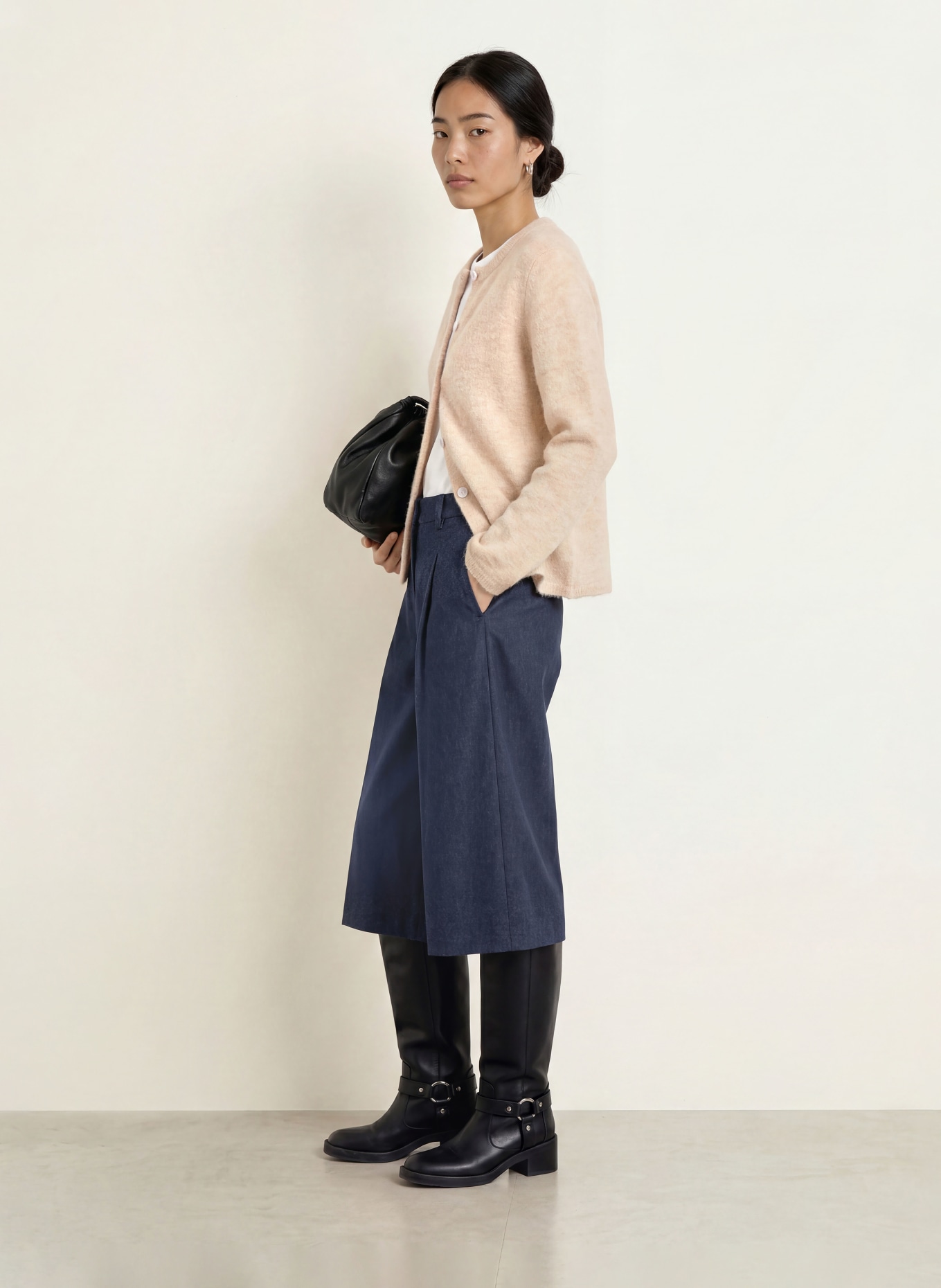 SELECTED Strickjacke: ECRU
