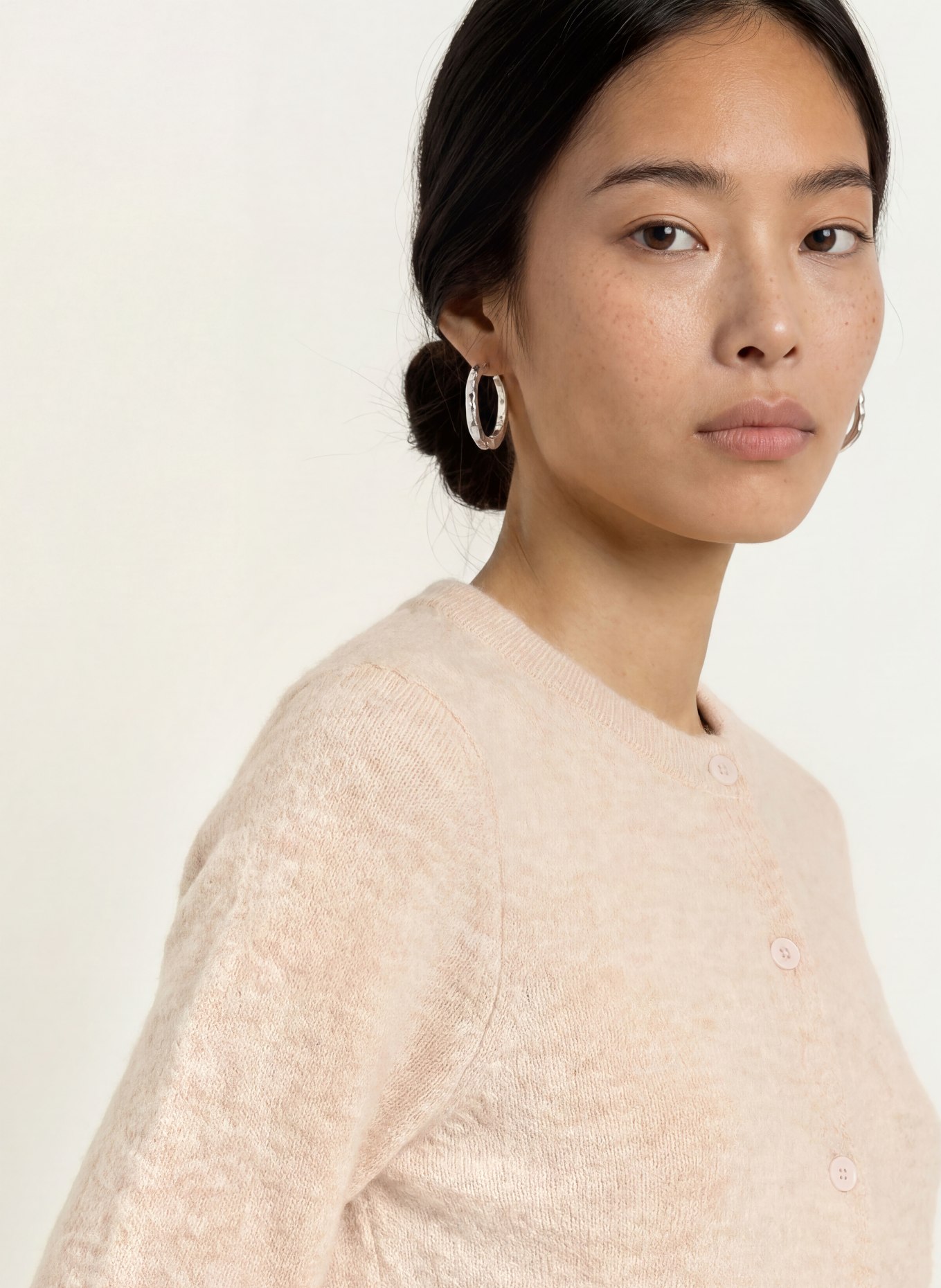 SELECTED Strickjacke: ECRU