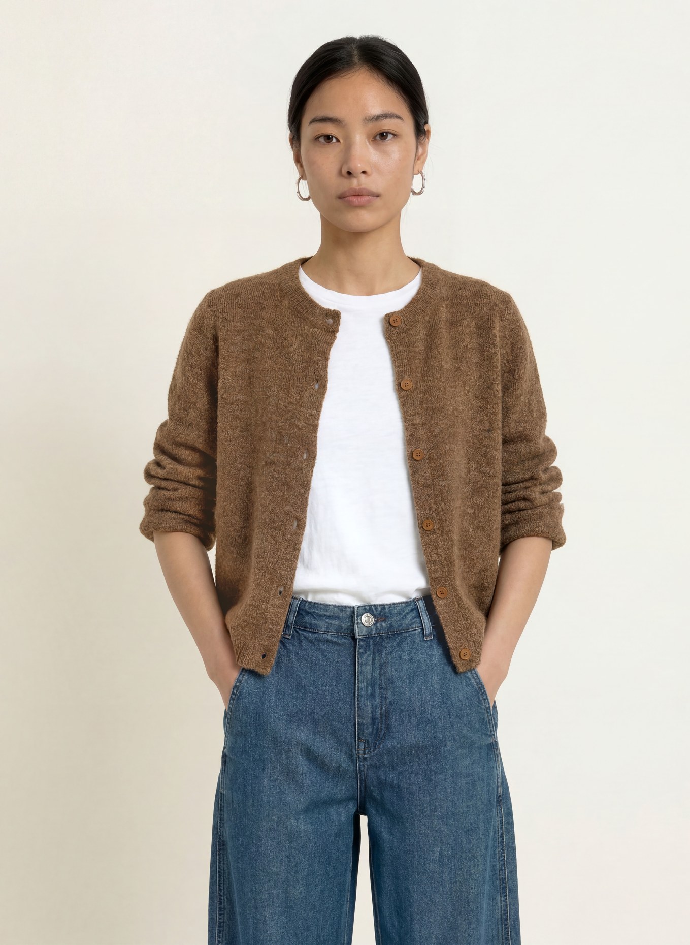 SELECTED Gilet: MARRON