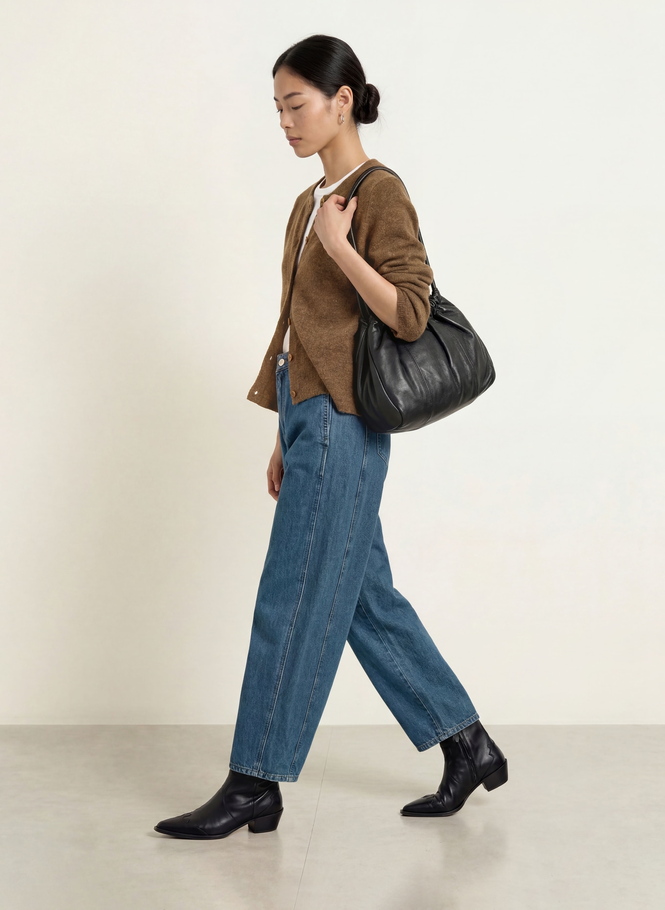 SELECTED Gilet: MARRON