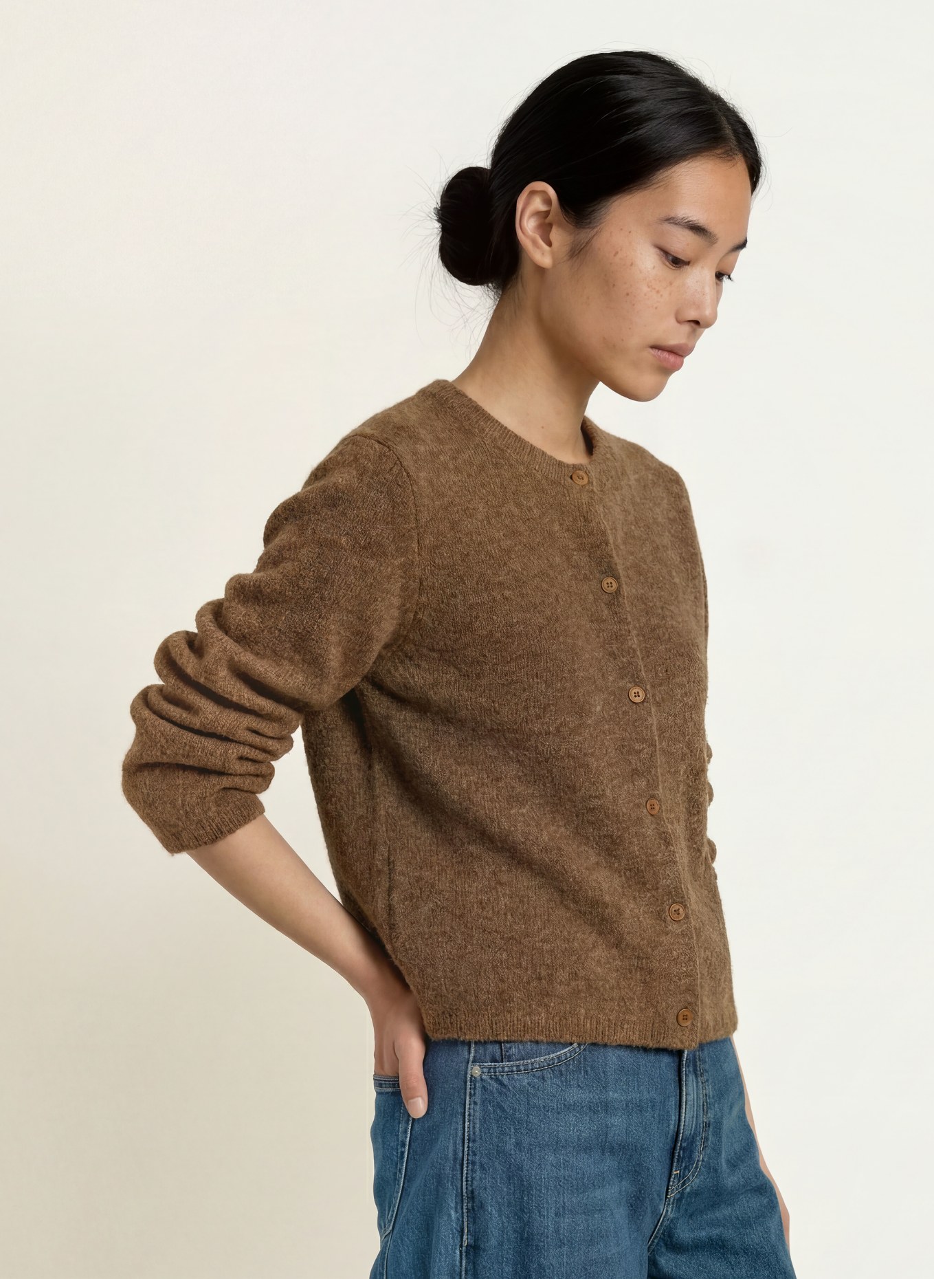 SELECTED Gilet: MARRON