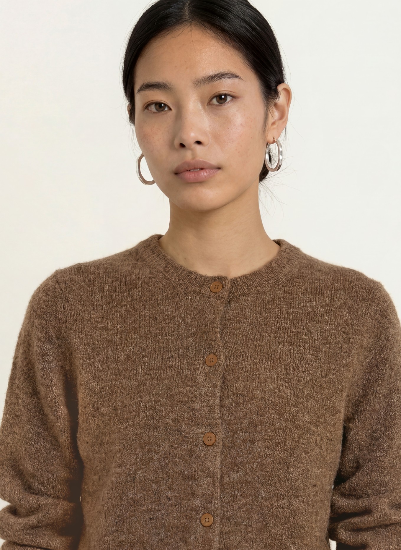 SELECTED Gilet: MARRON